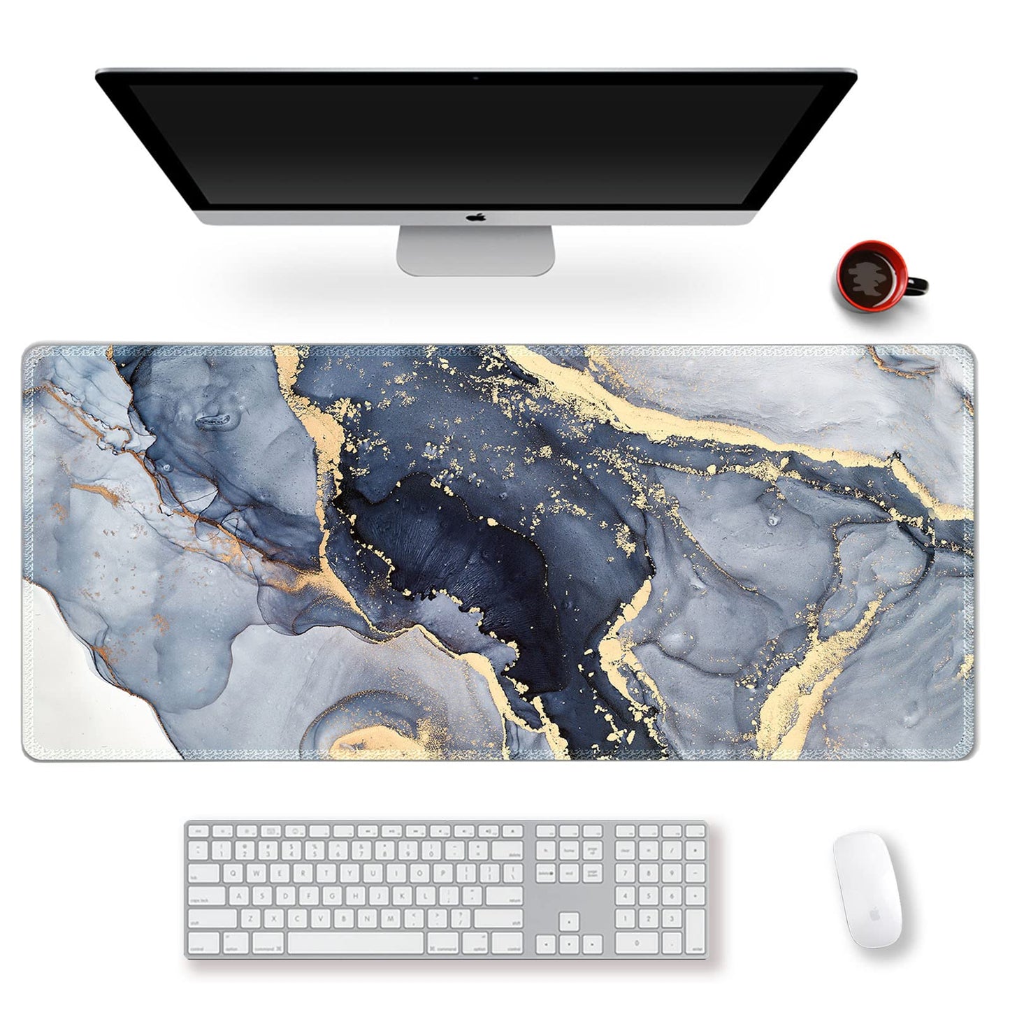 Extended Gaming Mouse Pad XXL ArtSo Large Keyboard Mat Long Mousepad Desk Decor Writing Pad Non