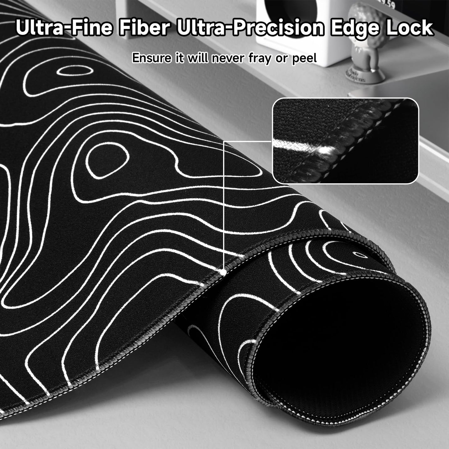 ATTACK SHARK CM02Pro Gaming Mouse Pad for Esports Speed Large Mouse mats for Desk Waterproof
