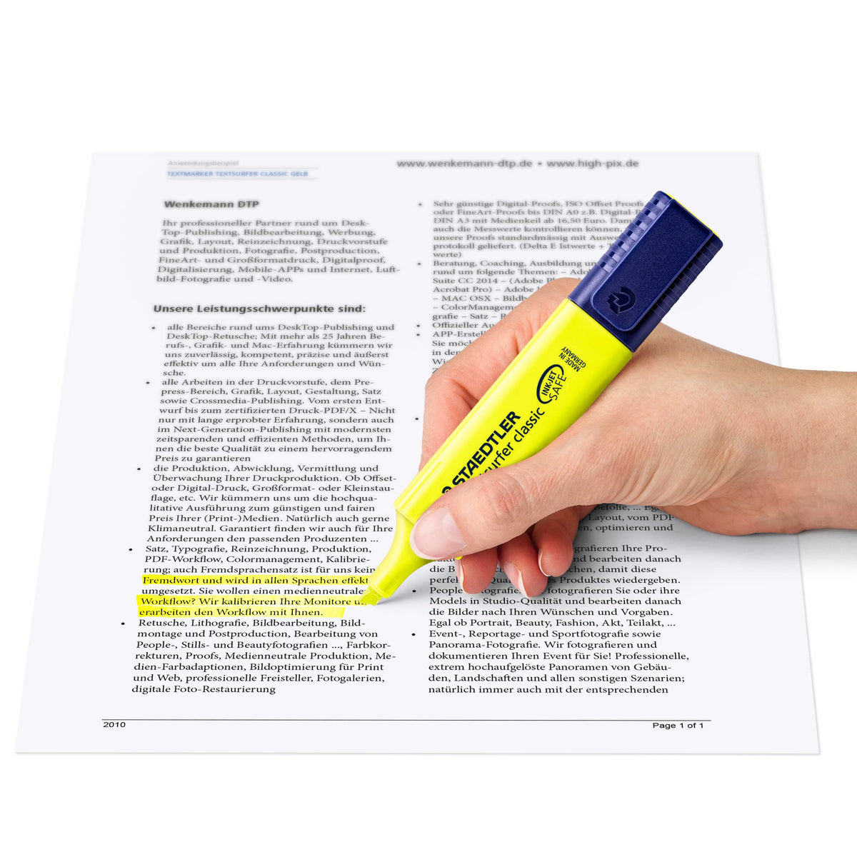 STAEDTLER 364 WP20 Textsurfer Classic Highlighter - Assorted Neon and Pastel Colours (Pack of All