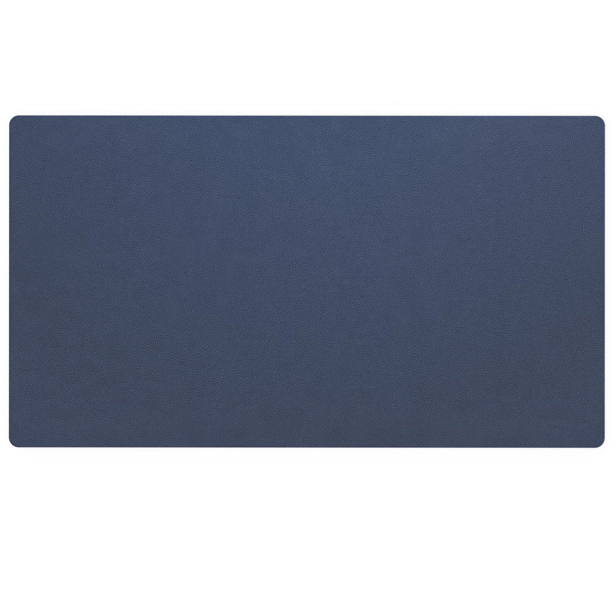 Nekmit Leather Desk Blotter Pad 36 x 20 Inches, Flat, Non-Slip, Waterproof, Blue