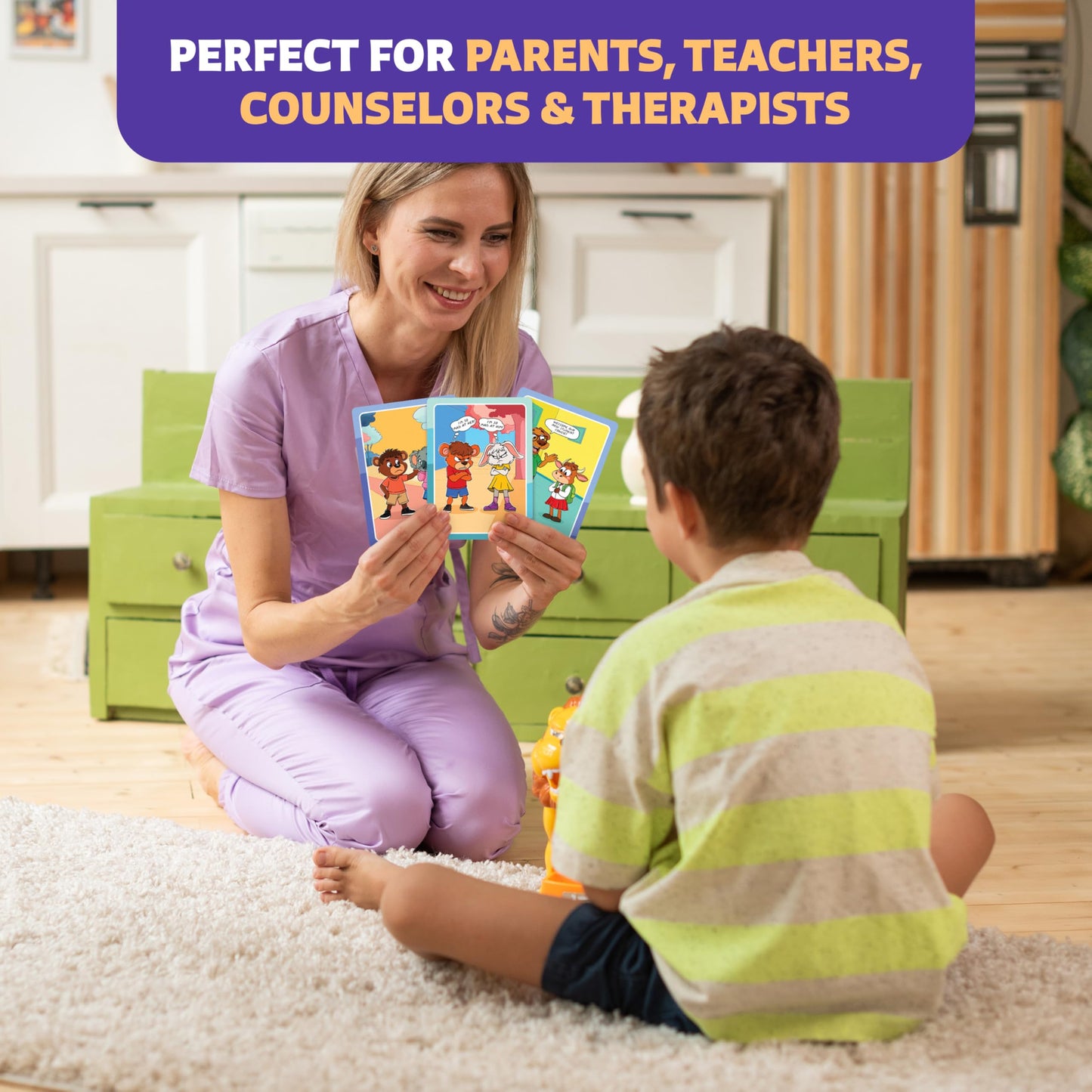 Who What Why Mega Pack Conversation Cards, Speech Therapy Game, Ages 4+