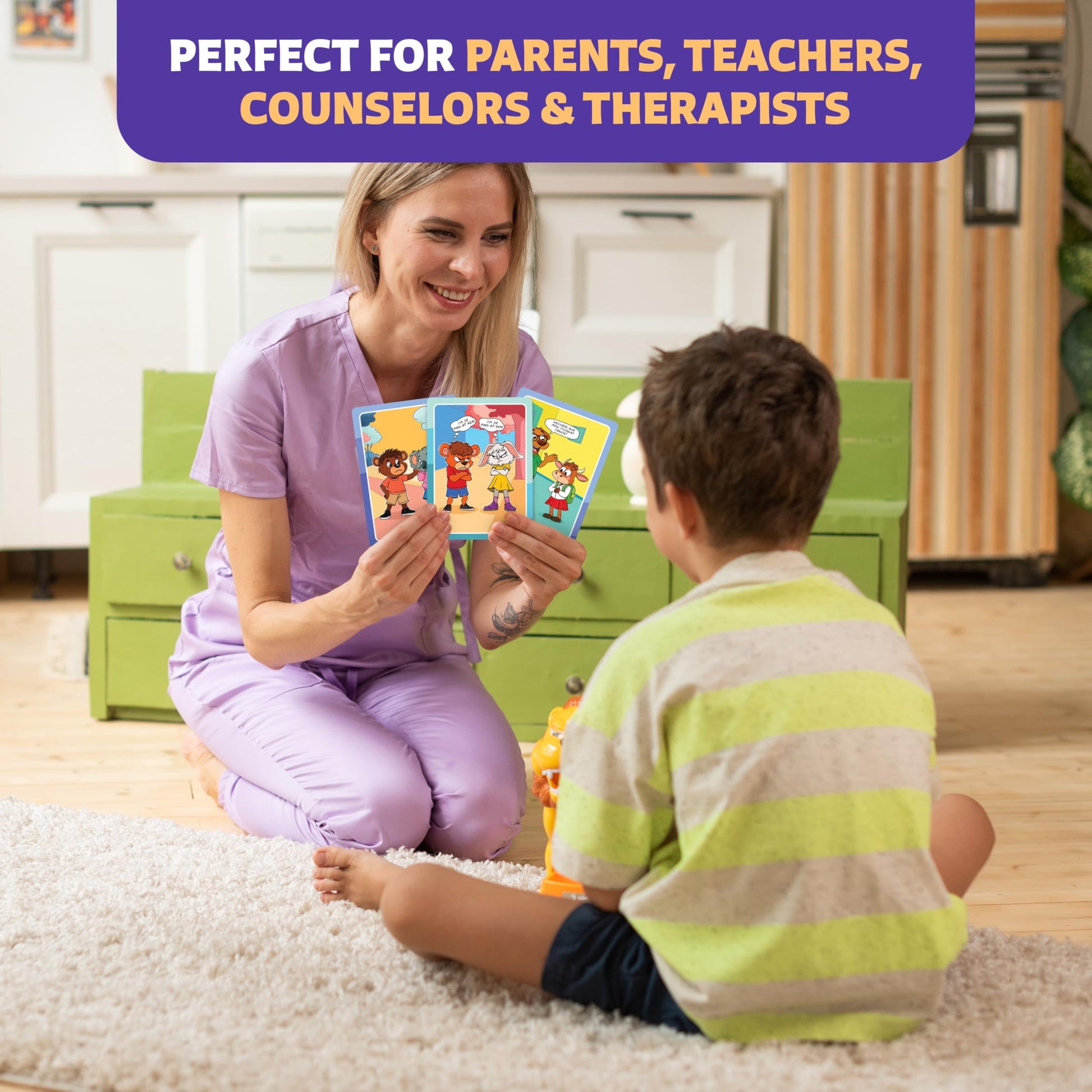Who What Why Mega Pack Conversation Cards, Speech Therapy Game, Ages 4+