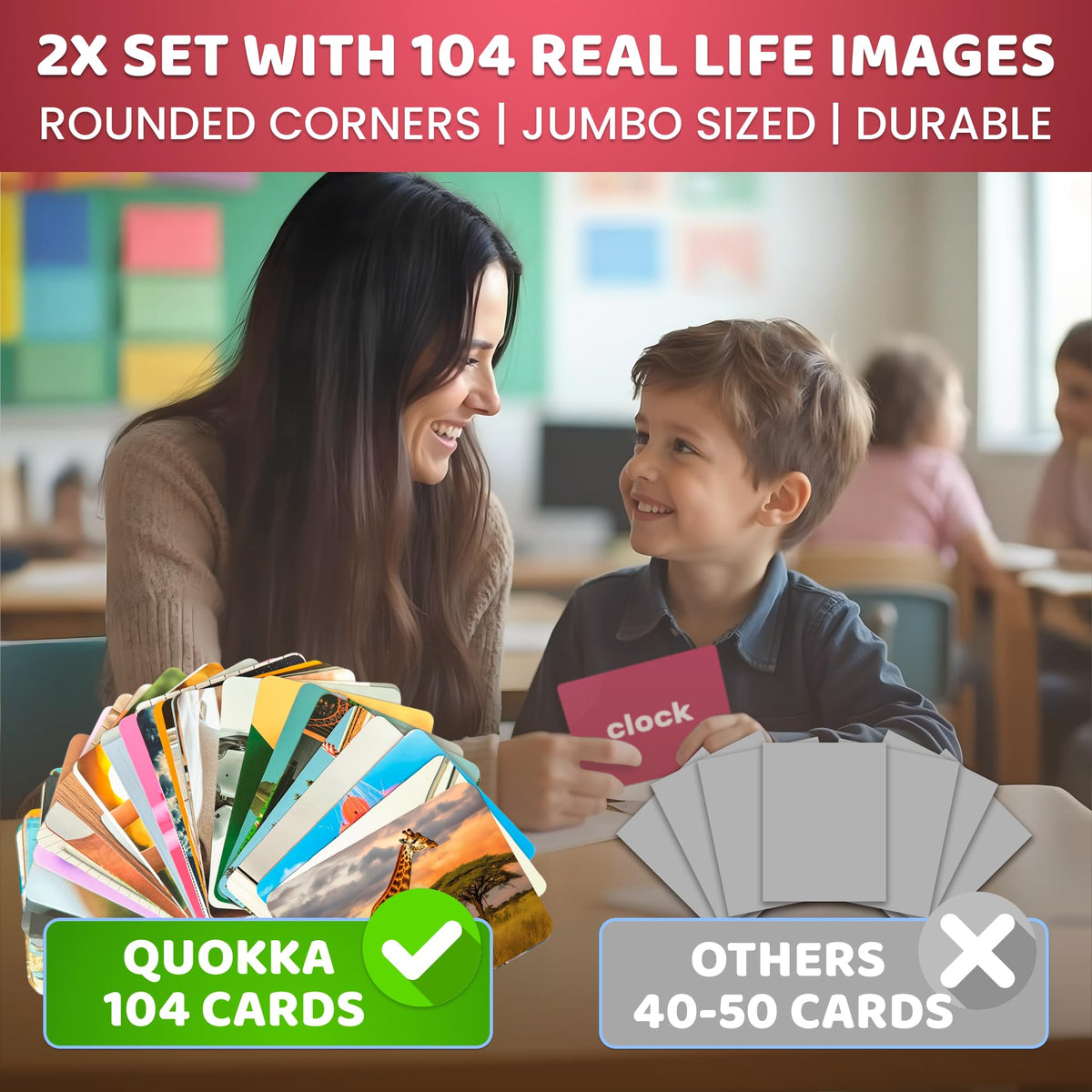 Vocabulary Builder Flash Cards for Kids Ages 4-8 — Speech Therapy Materials