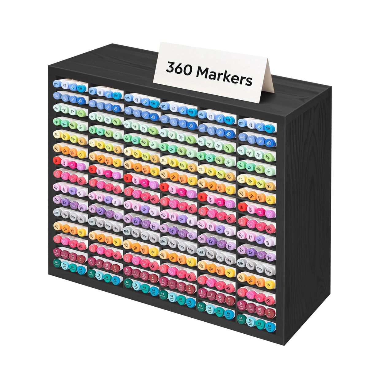PROLEE Markers Organizer with 90 Compartments for 360 Marker Storage Art Pens Storage