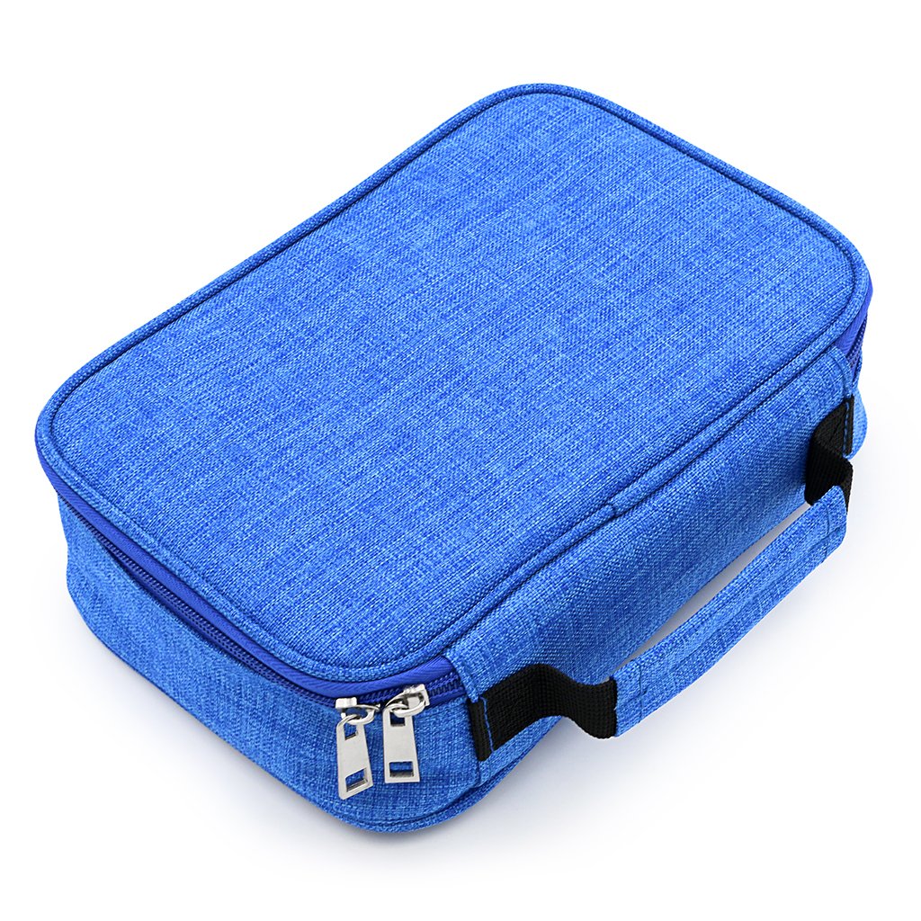 BTSKY® High Capacity Zipper Pens Pencil Case- Multi-Functional Stationery Pencil Pouch 72 Slots