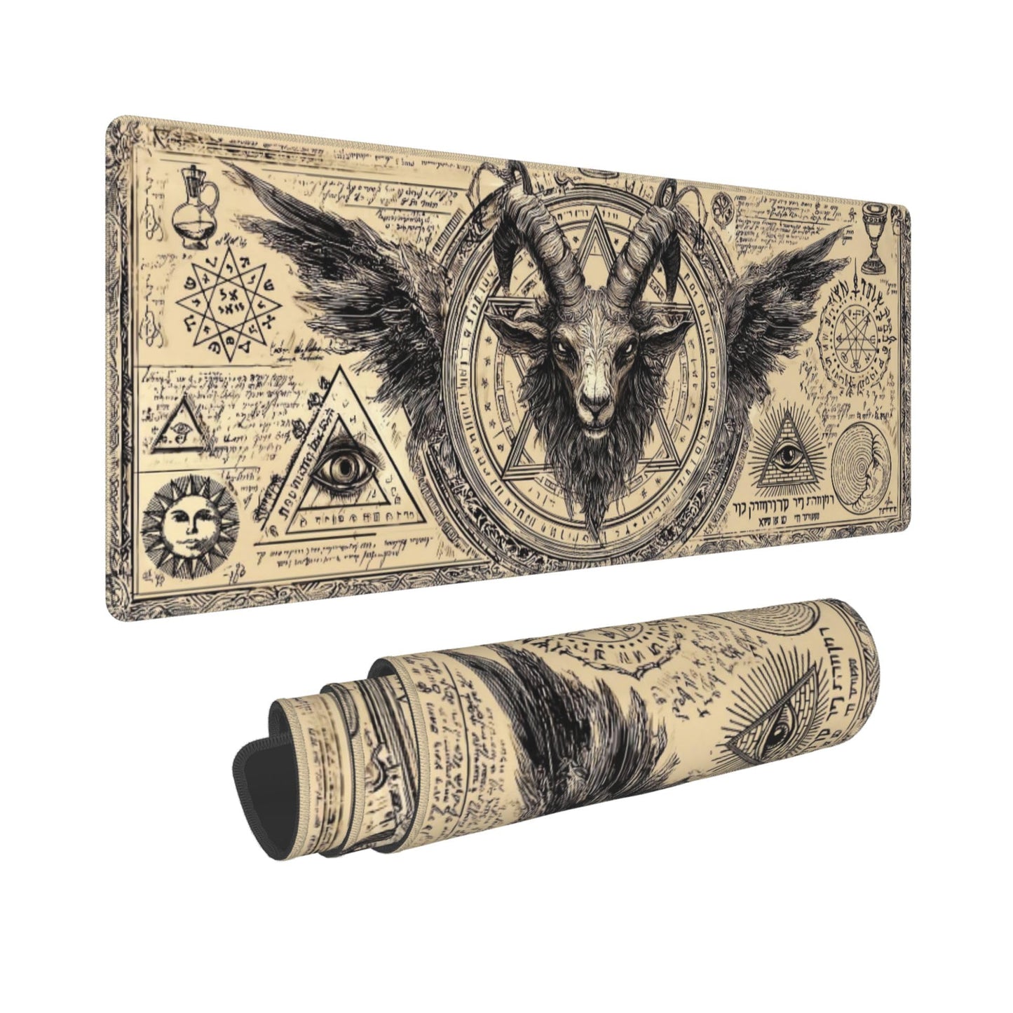 Skull Mouse Pad Extended Large Gaming Mouse Pad XL Stitched Edges for Gamer Home Office 31.5 X 11.8