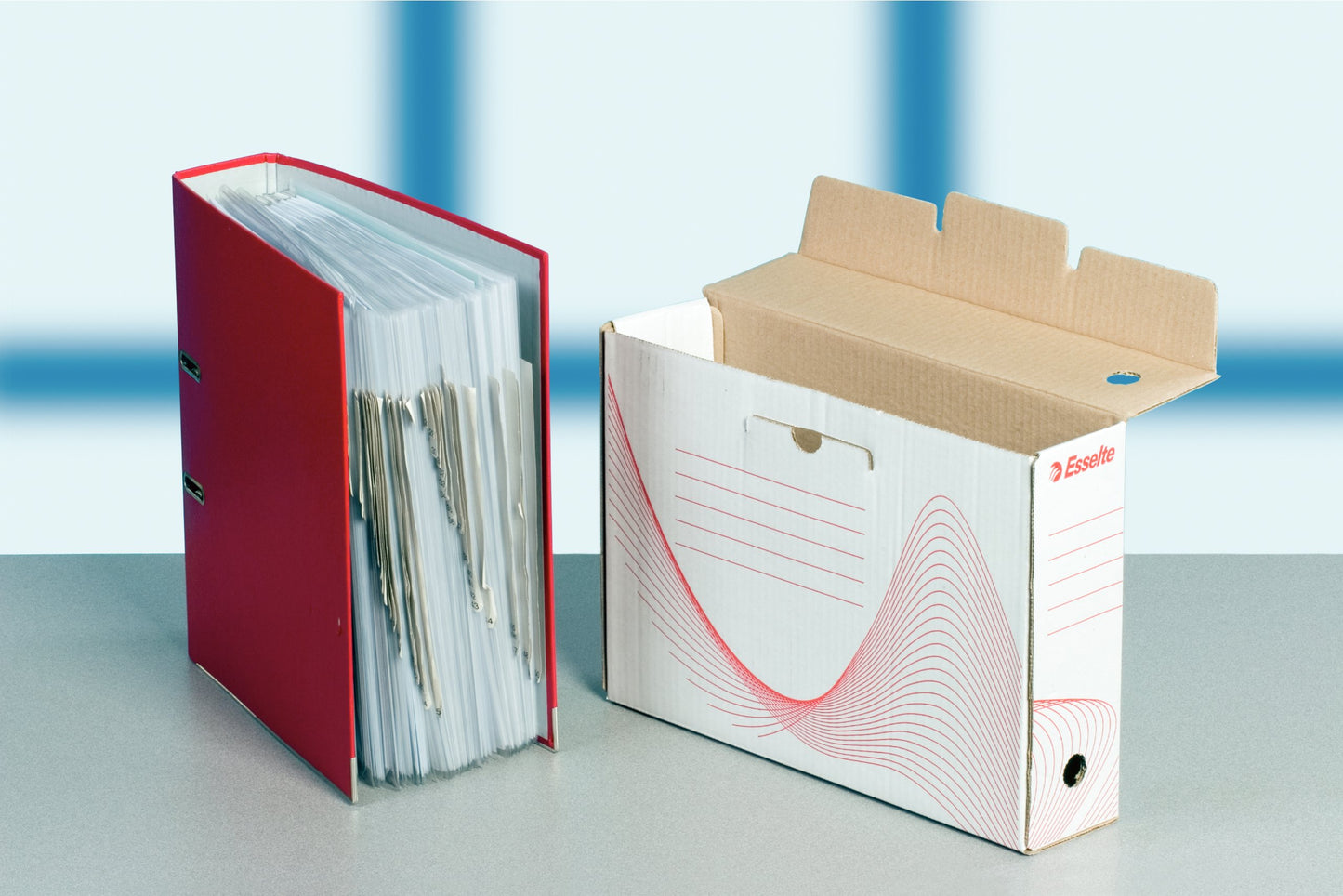 Esselte A4 Standard Archiving Box, White, Pack of 10