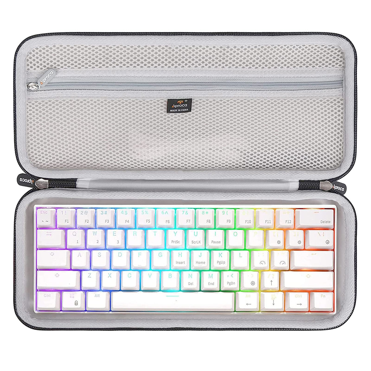 Aproca Keyboard Case Compatible with RK Royal KLUDGE RK61 / Razer Huntsman Mini/Keychron K7