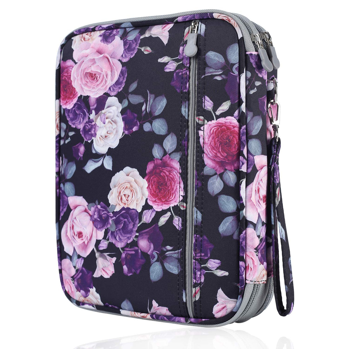 Shulaner Colored Pencil Case Slot Holds 192 Pencils or 144 Gel Pens with Zipper Closure Large
