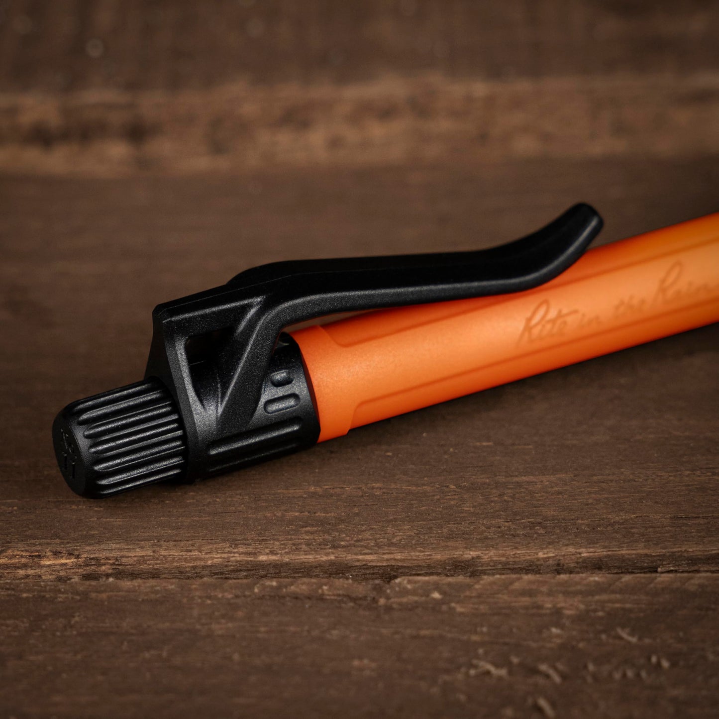 Rite in the Rain Weatherproof Durable Orange Clicker Pen - Black Ink, 2 Pack (No. OR11-2)