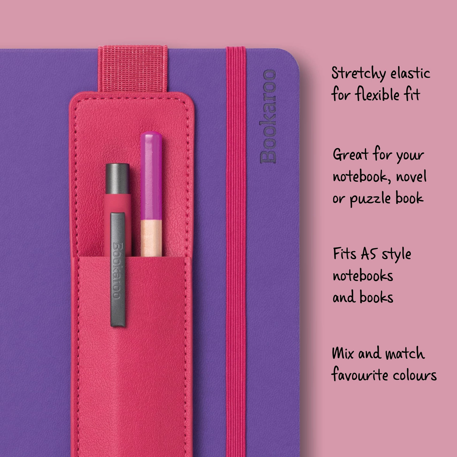 Bookaroo Pen Pouch - Pink