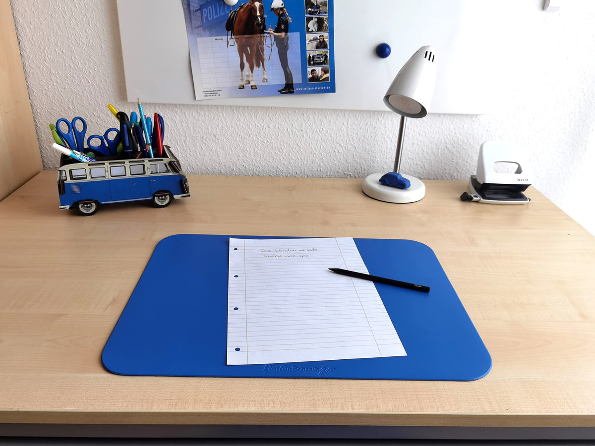 Desk Pad 33.5 x 45 cm Blue
