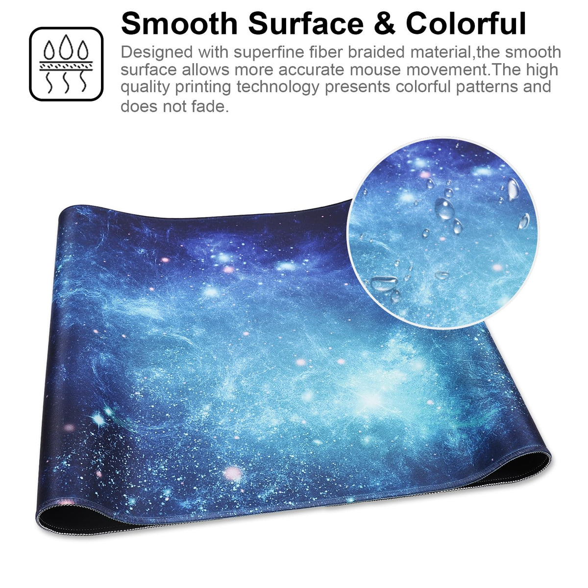 Cmhoo XXL Gaming Mouse Pad 35.4x15.7 Professional Large Mouse Pad & Computer Game Mouse Mat-90x40