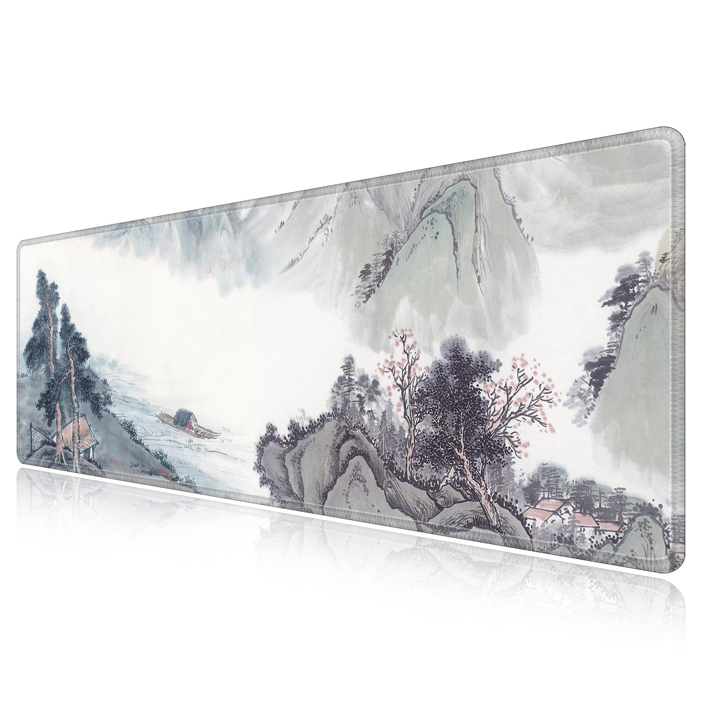 LL-COEUR XXL Landscape Gaming Mouse Pad Computer Keyboard Mat Office Desk Pad (Landscape 1, 31.4" x