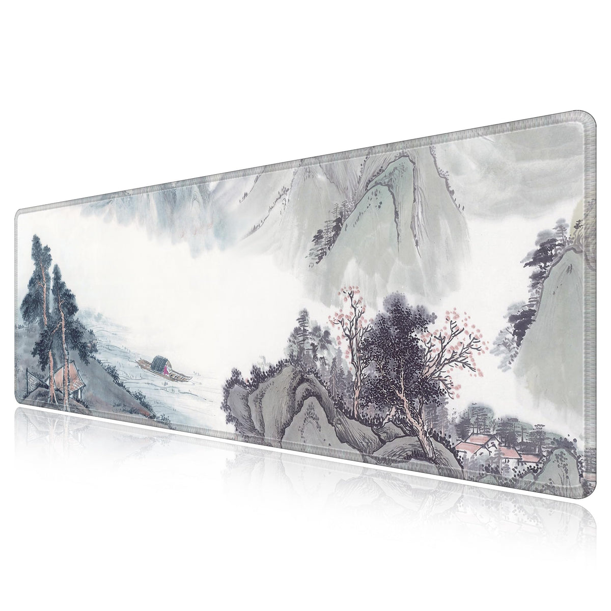 LL-COEUR XXL Landscape Gaming Mouse Pad Computer Keyboard Mat Office Desk Pad (Landscape 1, 31.4" x