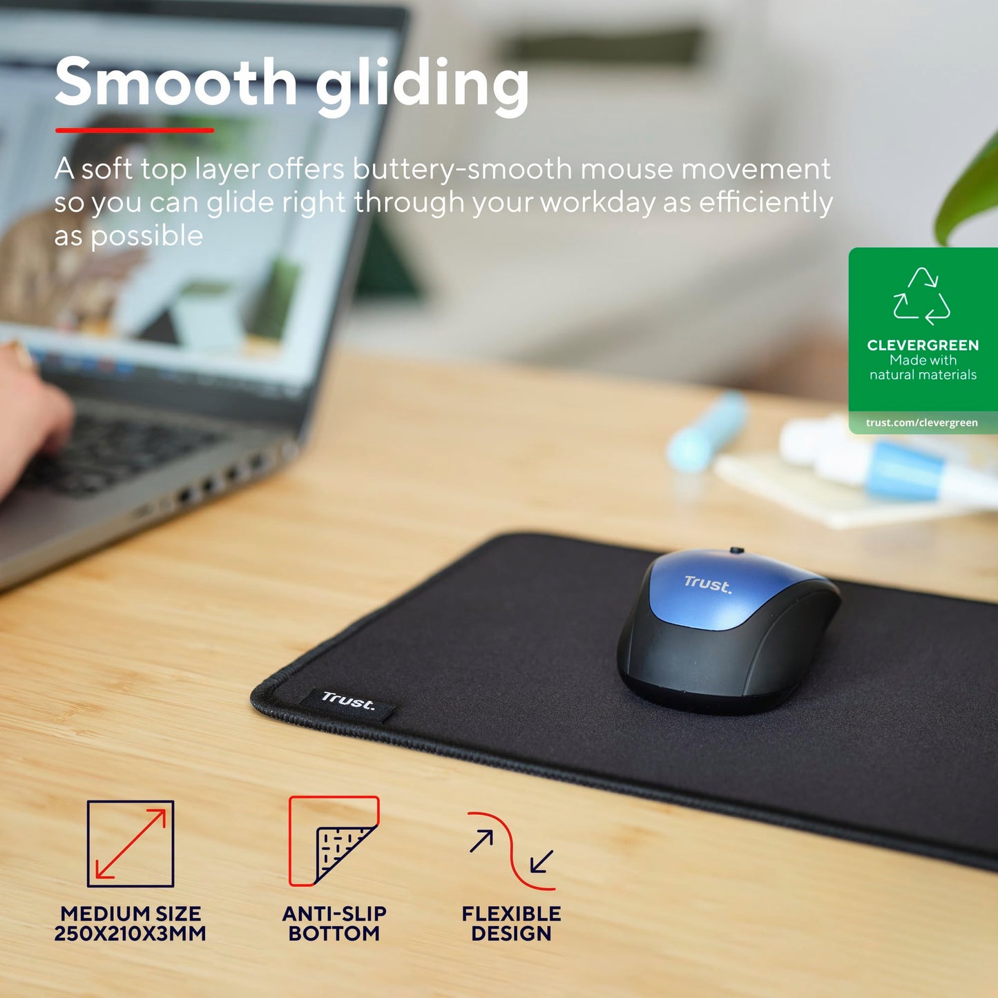 Mouse pad Made with Recycled Materials