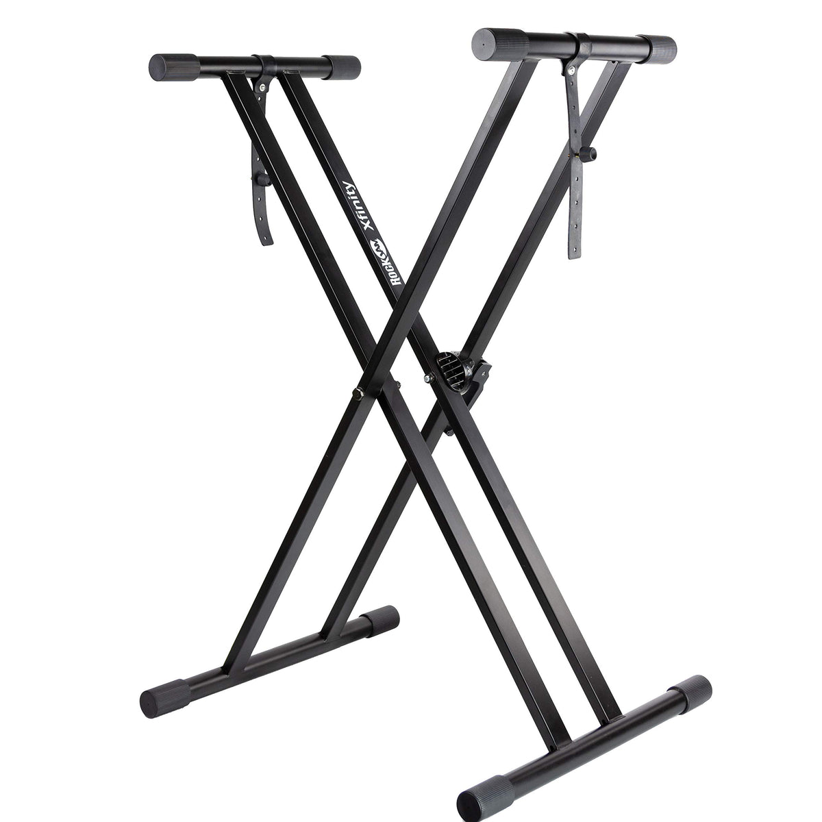 RockJam Xfinity Double X Keyboard Stand, Pre-Assembled & Adjustable