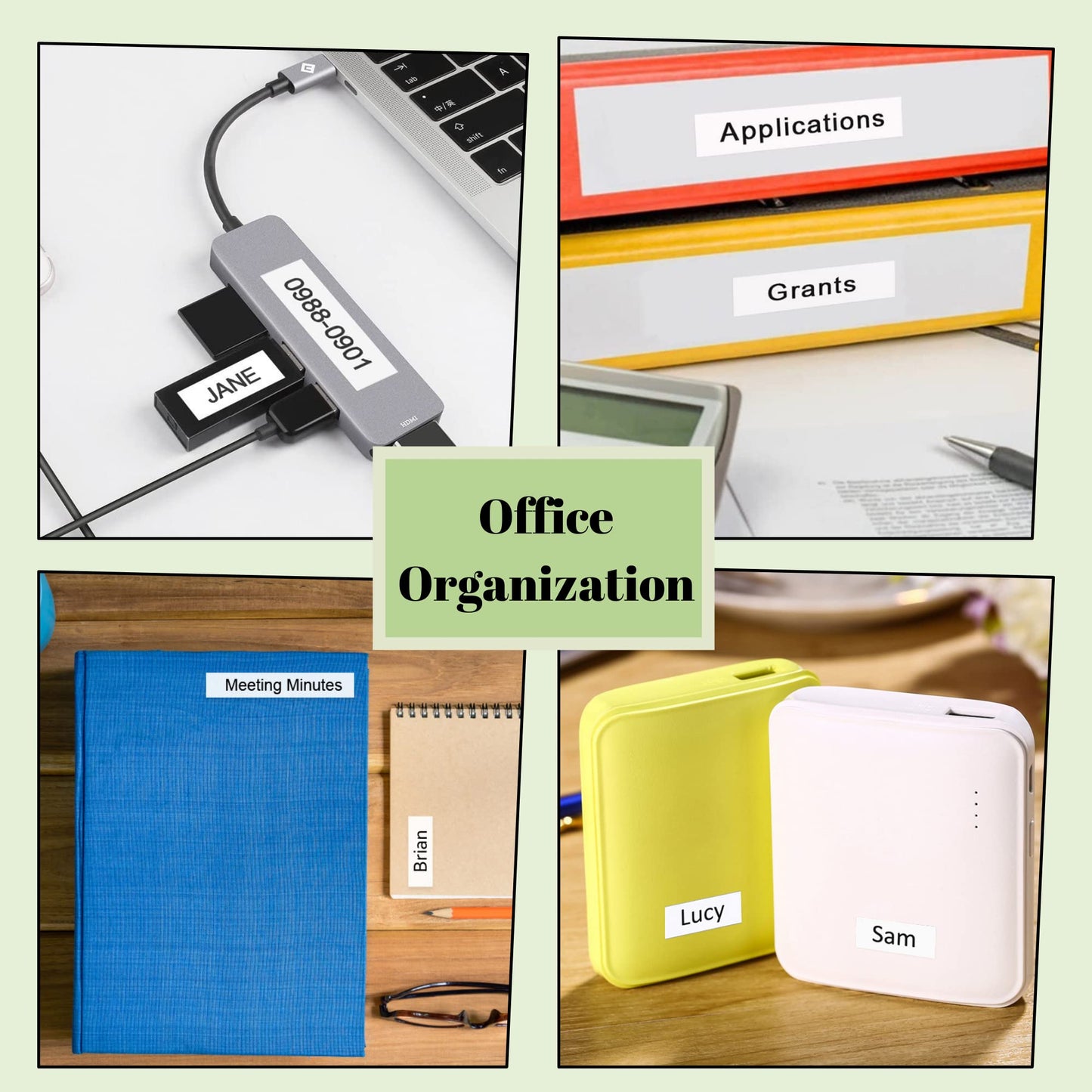 Wonfoucs Compatible Labels Replacement for Dymo Label Maker Refills 91330