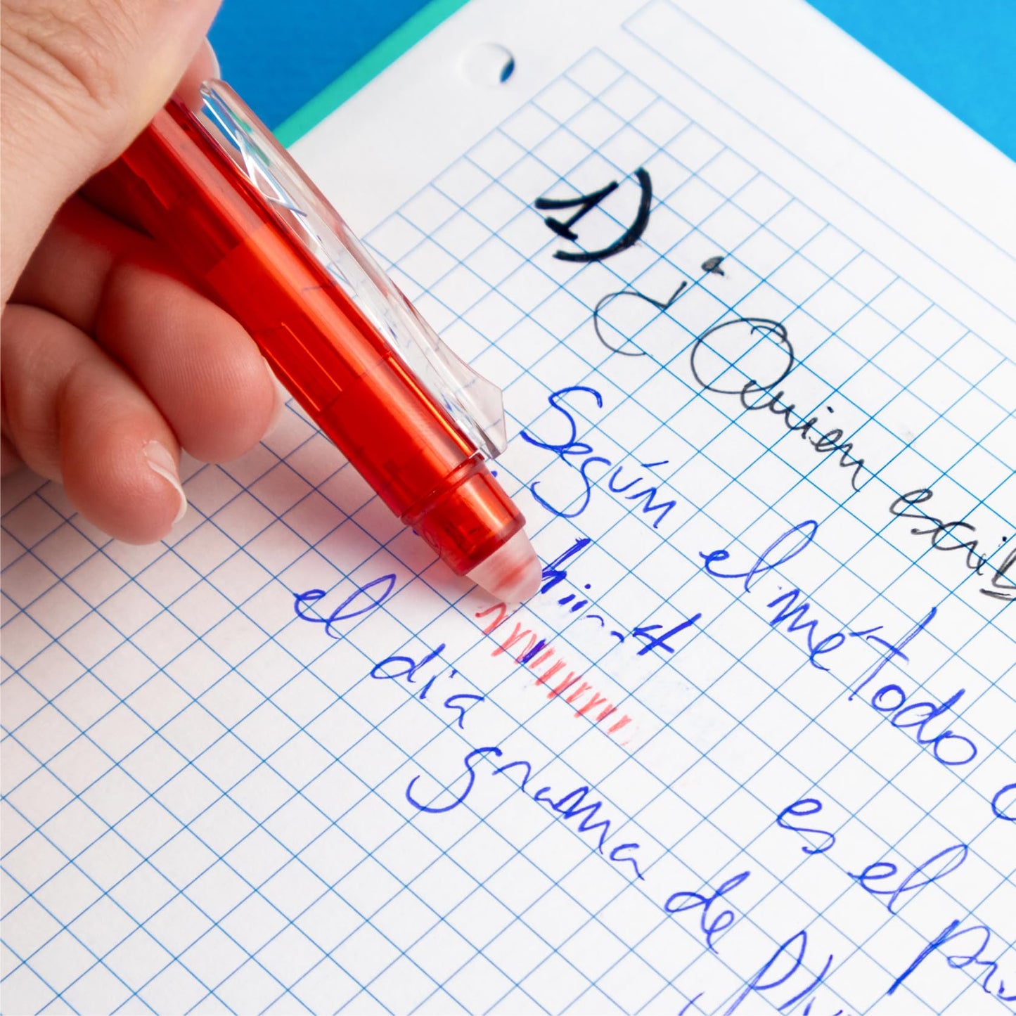 RAYLU PAPER - Retractable Erasable Pen, Gel Ink, 1.0mm Tip and 0.7mm Stroke (3 Colors)