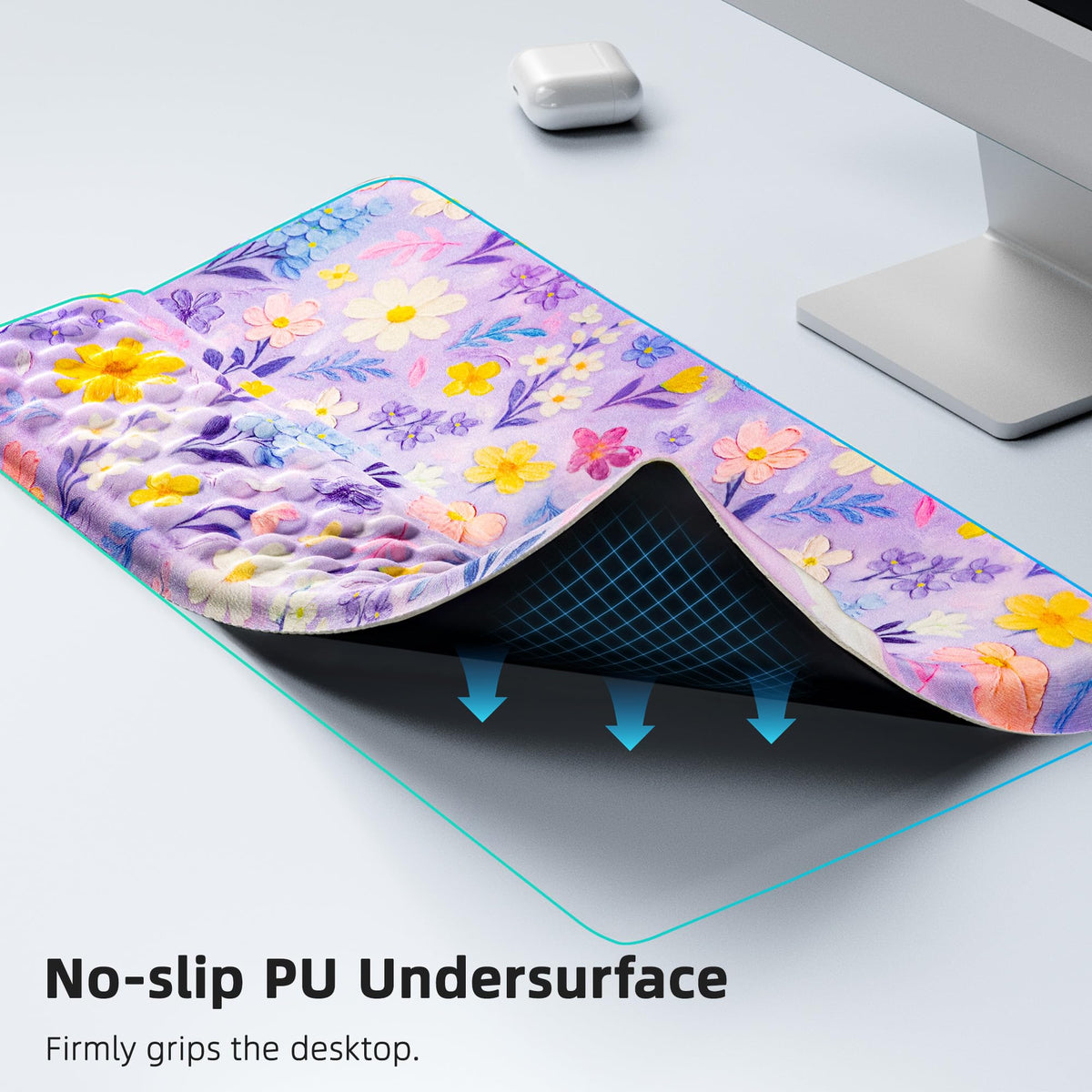 Ospelelf Keyboard Wrist Rest, Ergonomic Memory Foam Wrist Support for Typing & Gaming, Tilted