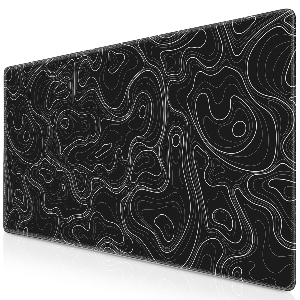 Canjoy Gaming Mouse Pad, 35.4x15.7in Topographic Large Mouse Pads for Desk