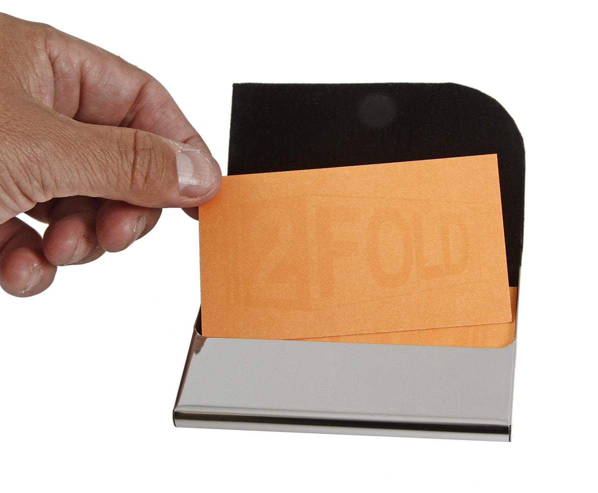 2Fold Zippered Business Checkbook Binder - 7 Ring Binder for Business Checks with Built-in