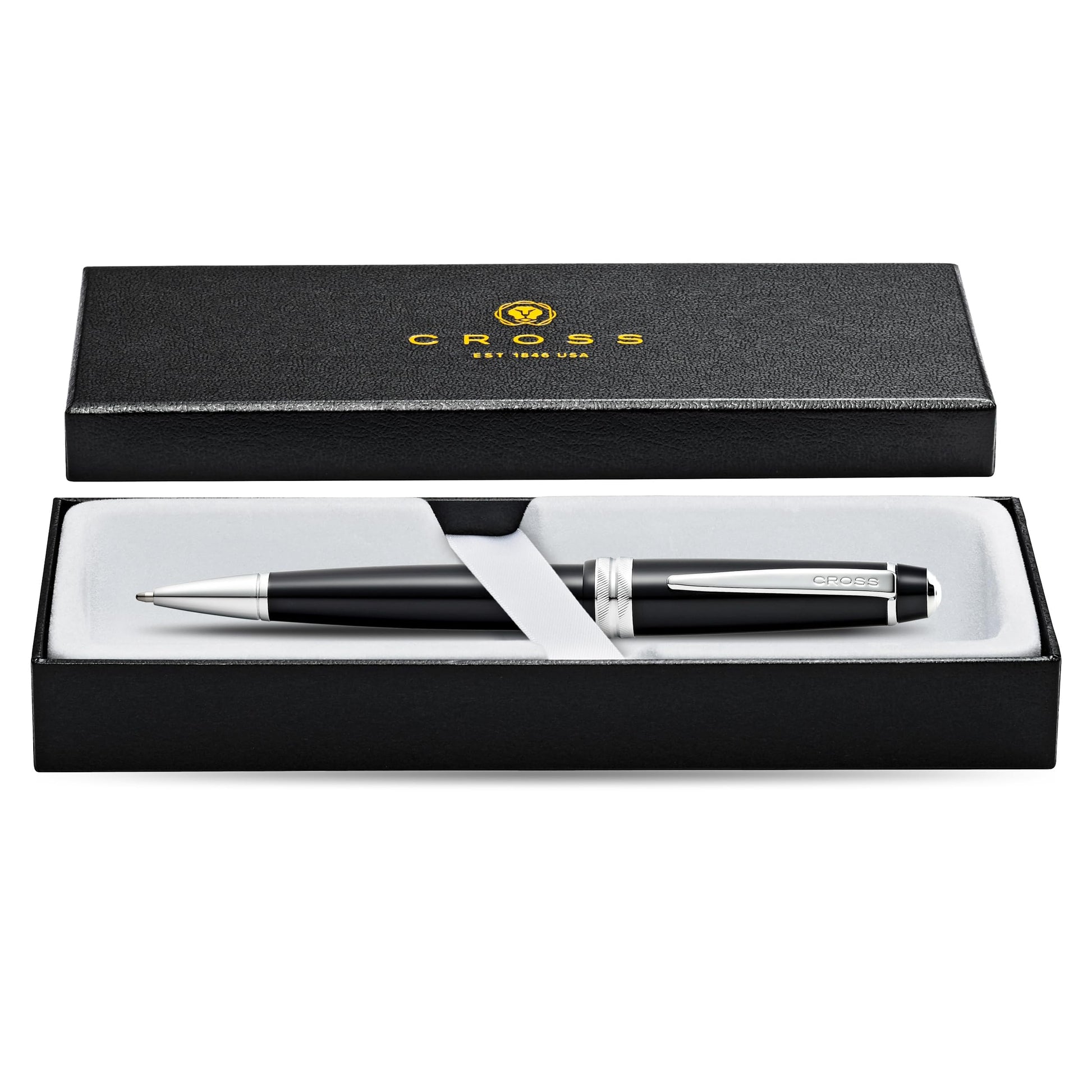 Cross Bailey Light Glossy Black Ballpoint Pen, Medium Point, Black Ink
