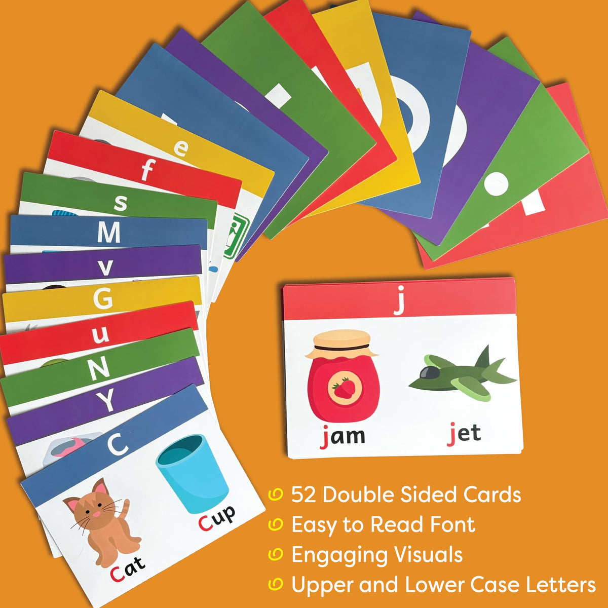 Jumbo Alphabet Flash Cards