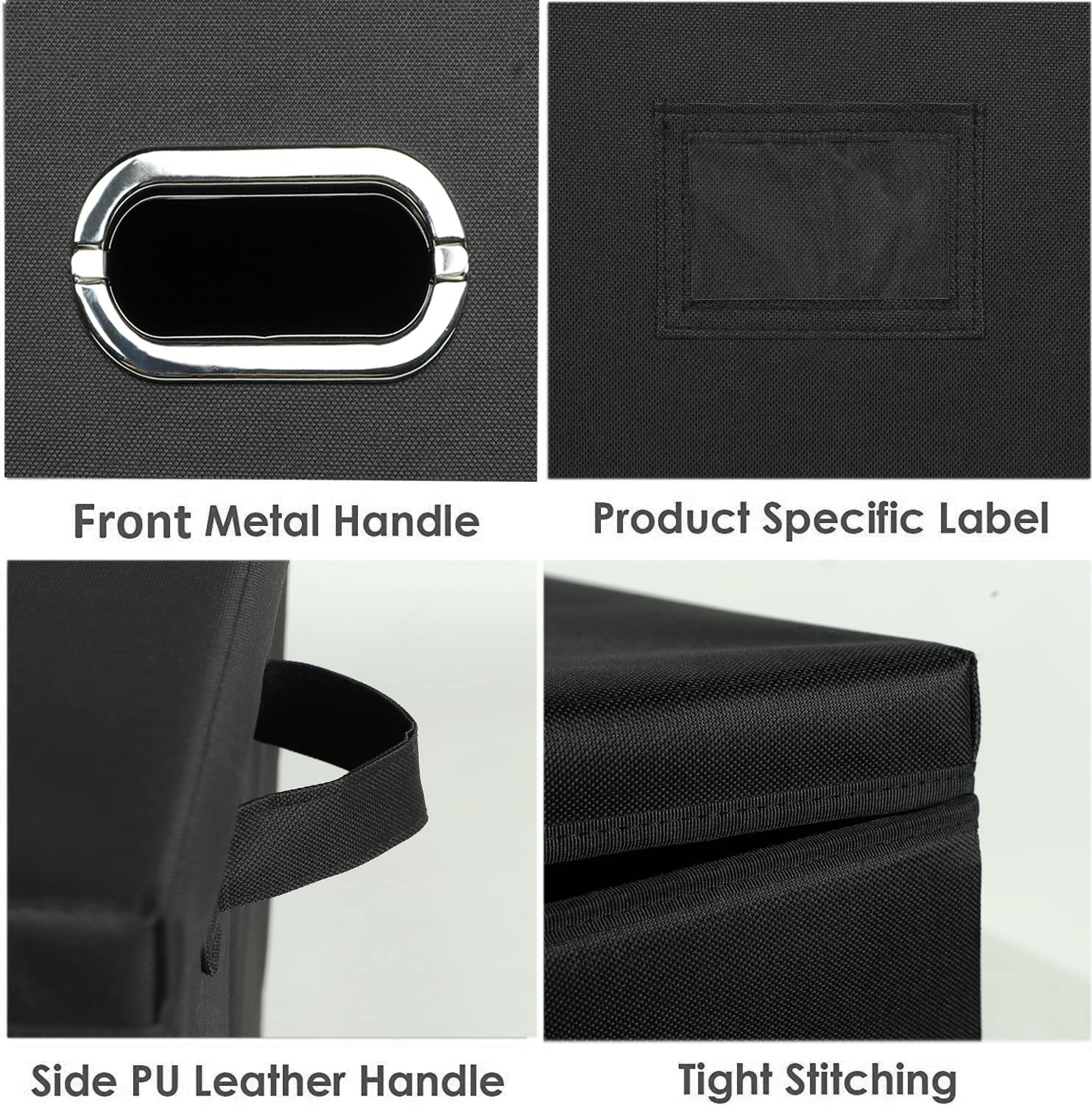 12-Inch Vinyl Record Storage Boxes with Lids and Handles, Stylish and Practical LP Record Organizer