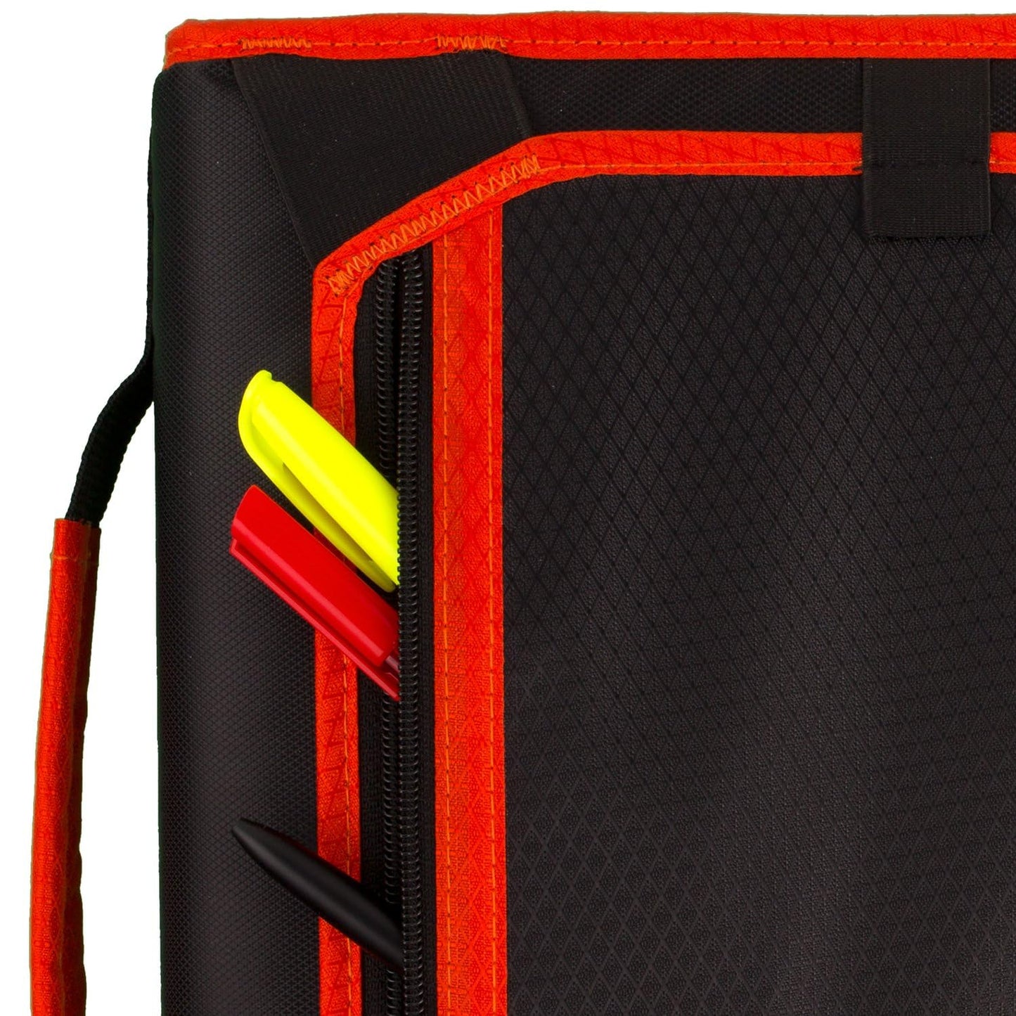 Five Star Zipper Binder, 2 Inch 3-Ring Binder with Round Rings, Expansion Panel and 5-Tab Expanding