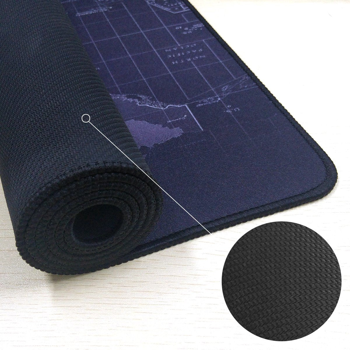 Qisan Large Gaming Mouse Pad Extended Size Mousepad for Computer Desktop PC Laptop