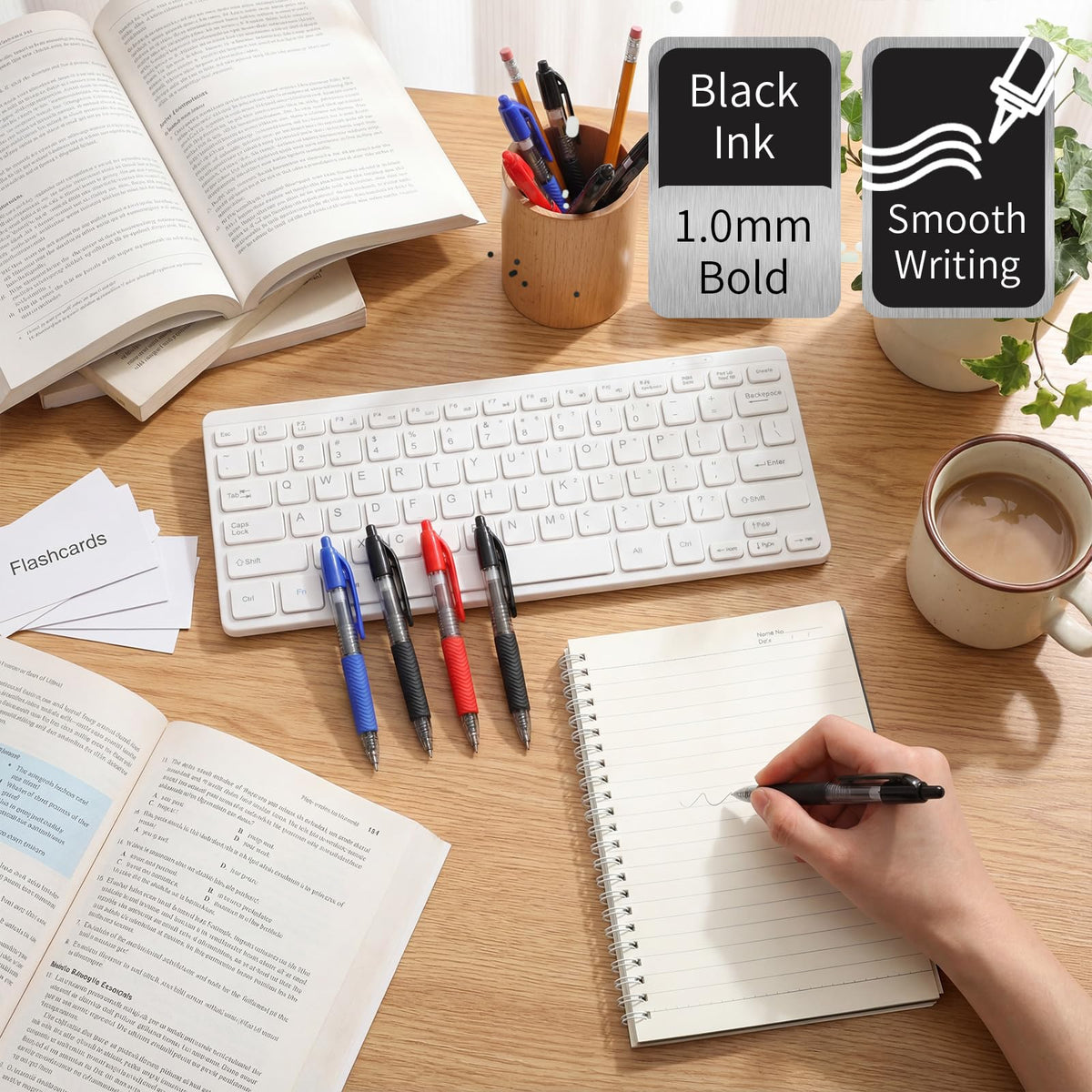 Sayglossy Mini Ballpoint Pens Small Pocket 1.0mm mini ink Pens Short Pen for Badge Office School