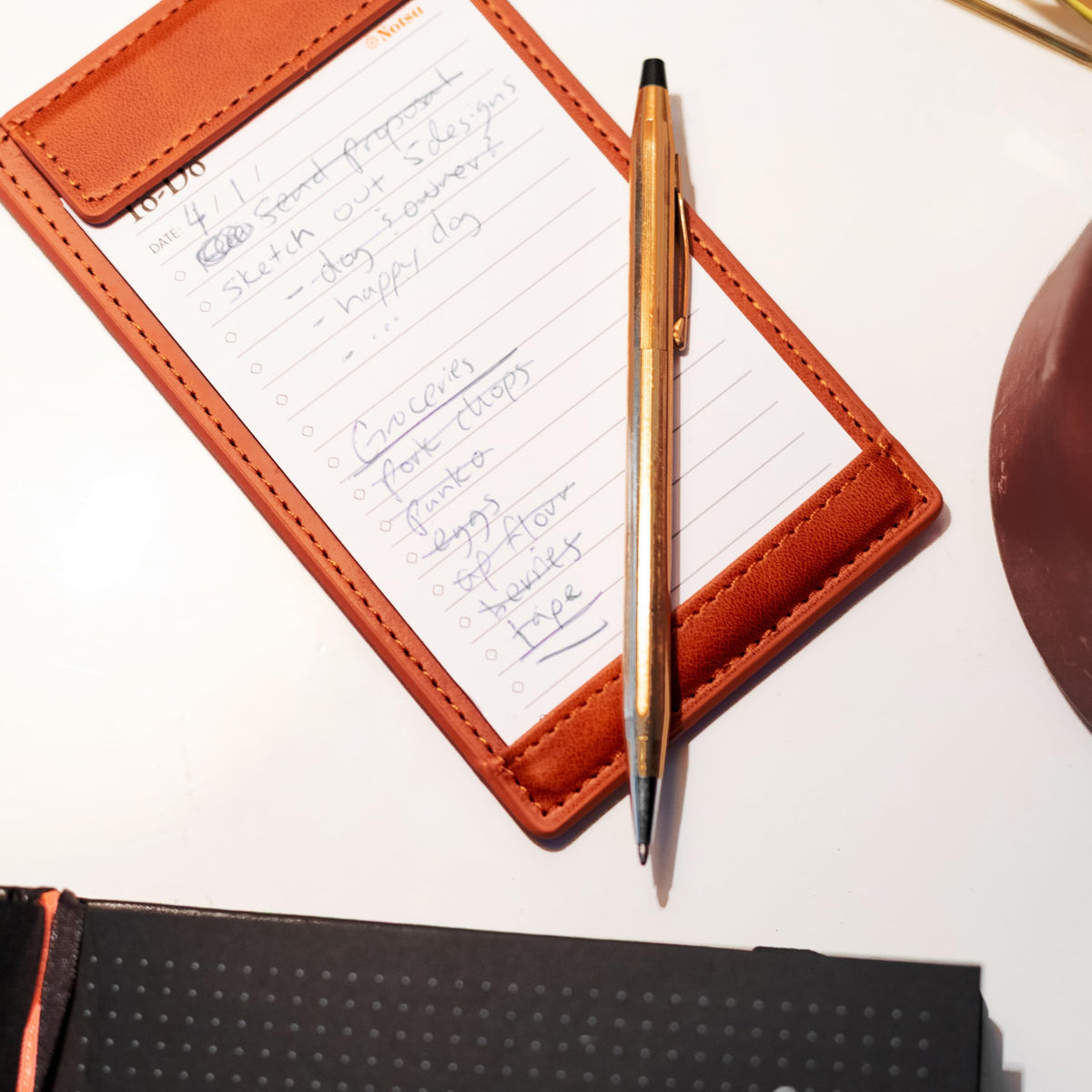 Notsu Note Card Holder Minimalist 3x5 Inch