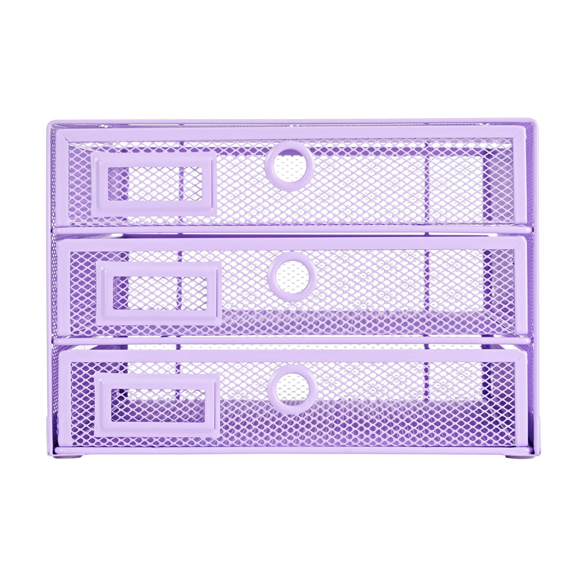 Annova Desk Organizer Wire Mesh 3 Tier Sliding Drawers Paper Sorter/Multifunctional/Premium Solid