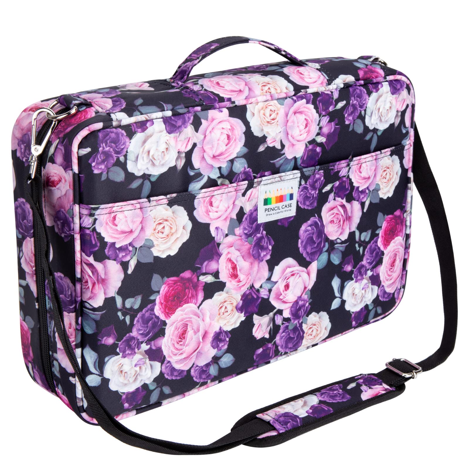 YOUSHARES 480 Slots Colored Pencil Case - Big Capacity Pen Case Organizer with Multilayer Holder
