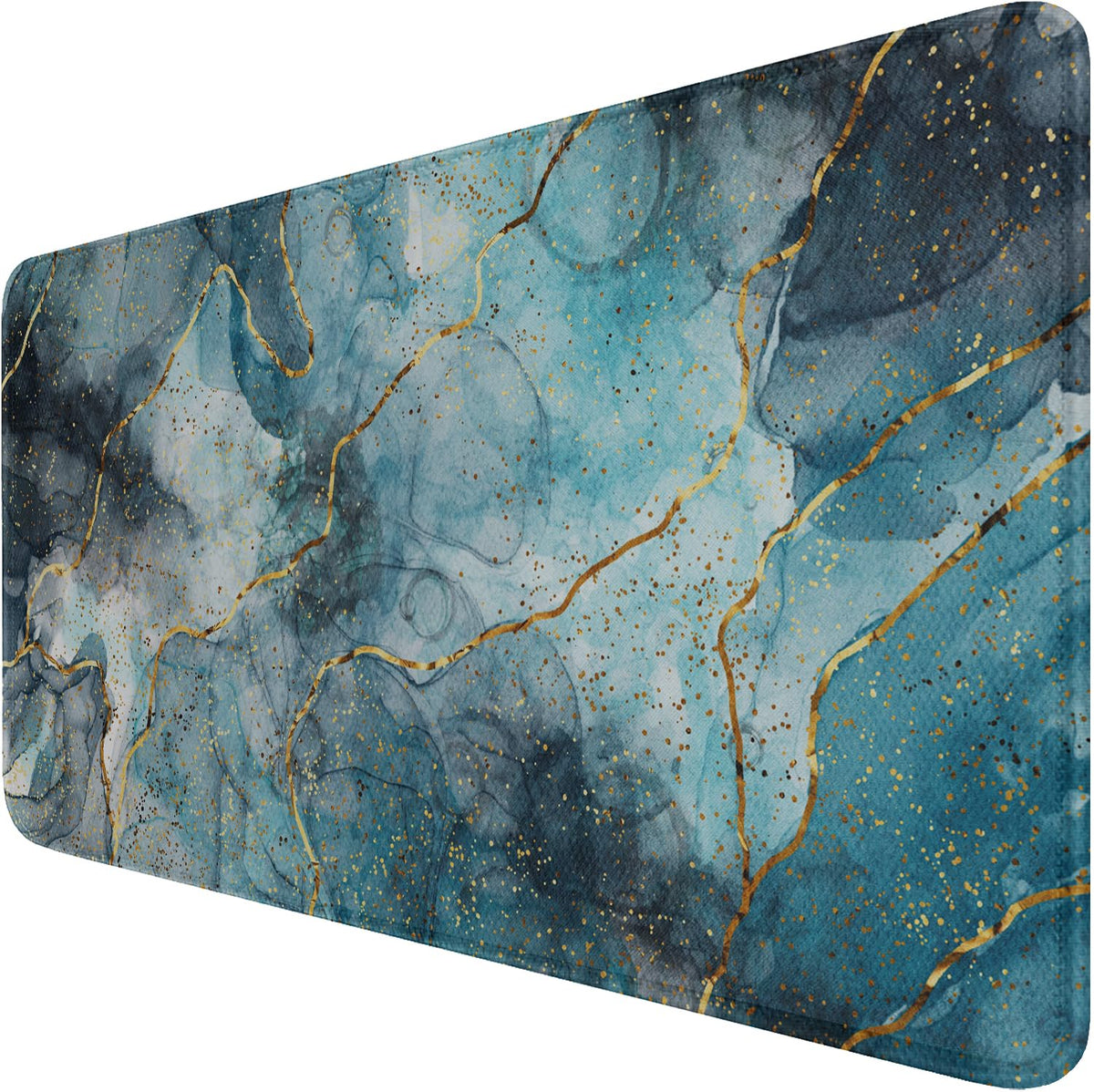 Large Extended Gaming Mouse Pad with Stitched Edges, Waterproof Desk Mat