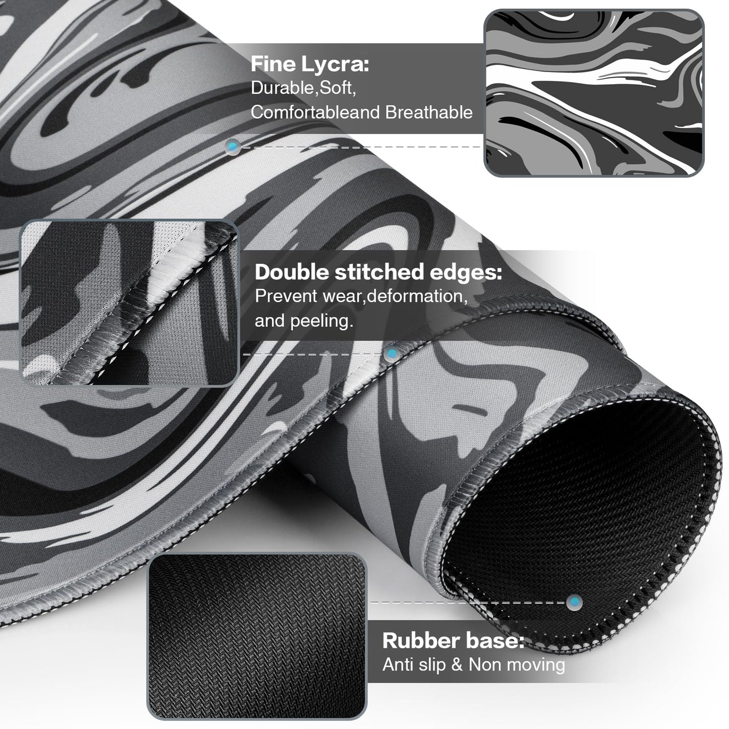 Gaming Mouse Pad, Large Mouse Pad XXL 35.4×15.7in