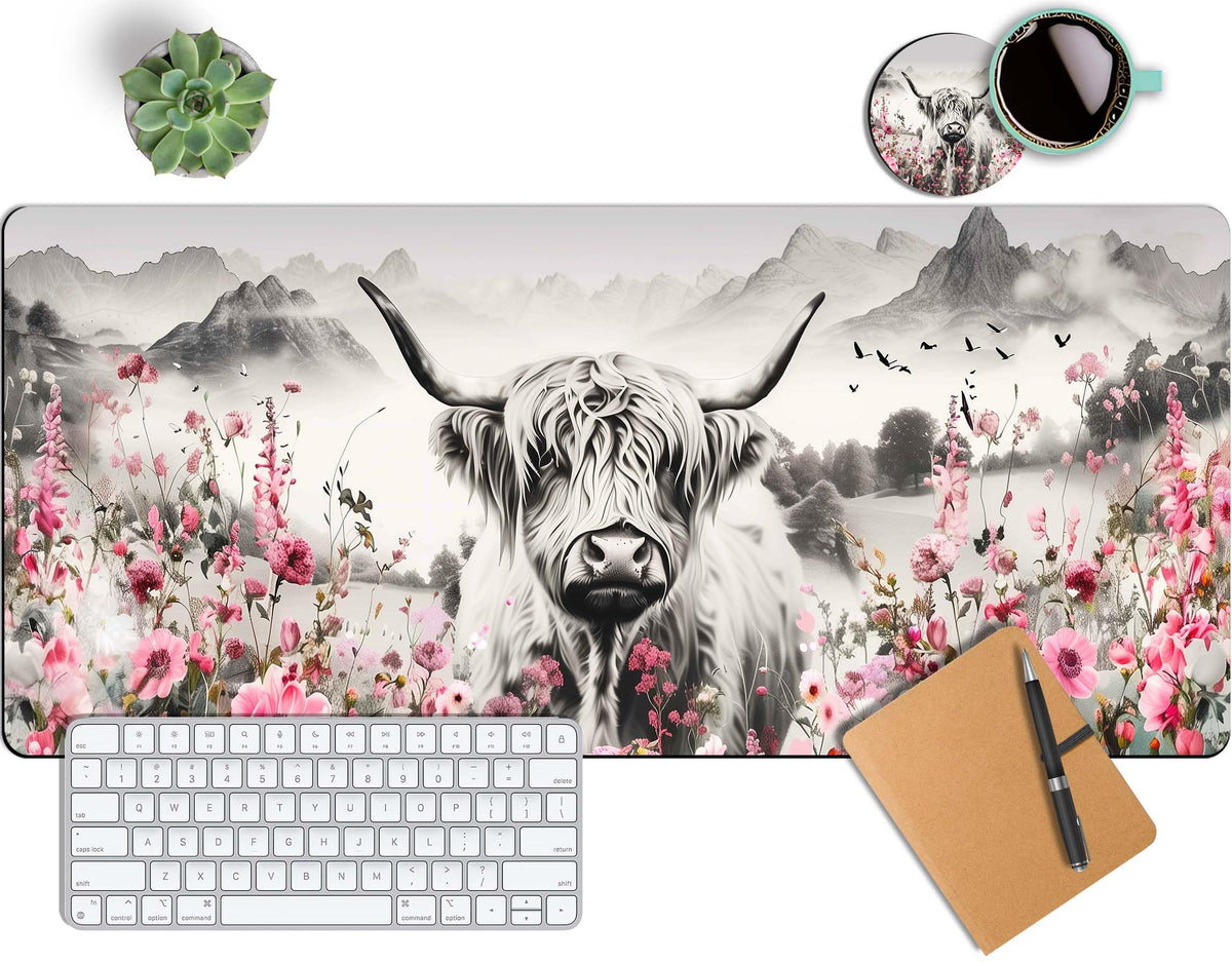 Extra Large Mouse Pad for Desk 35.4 X 15.7 Full Desk Pad for Keyboard and Mouse Mat Desktop Decor