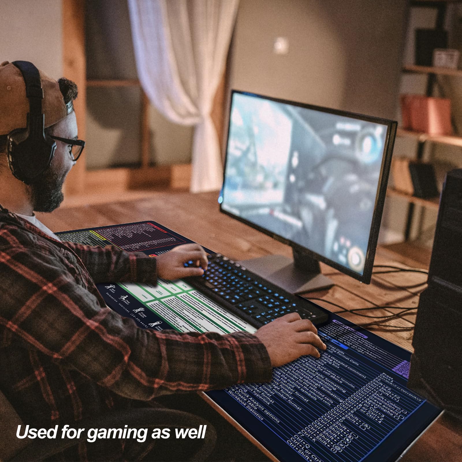 Cmhoo XXL Gaming Mouse Pad 35.4x15.7 Professional Large Mouse Pad & Computer Game Mouse Mat-90x40