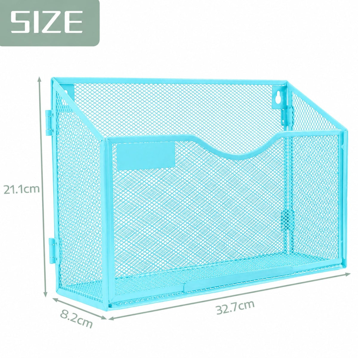 ideallife 1 Pocket Mesh Wall File Holder Organizer Office Hanging File Folder Magazine Rack