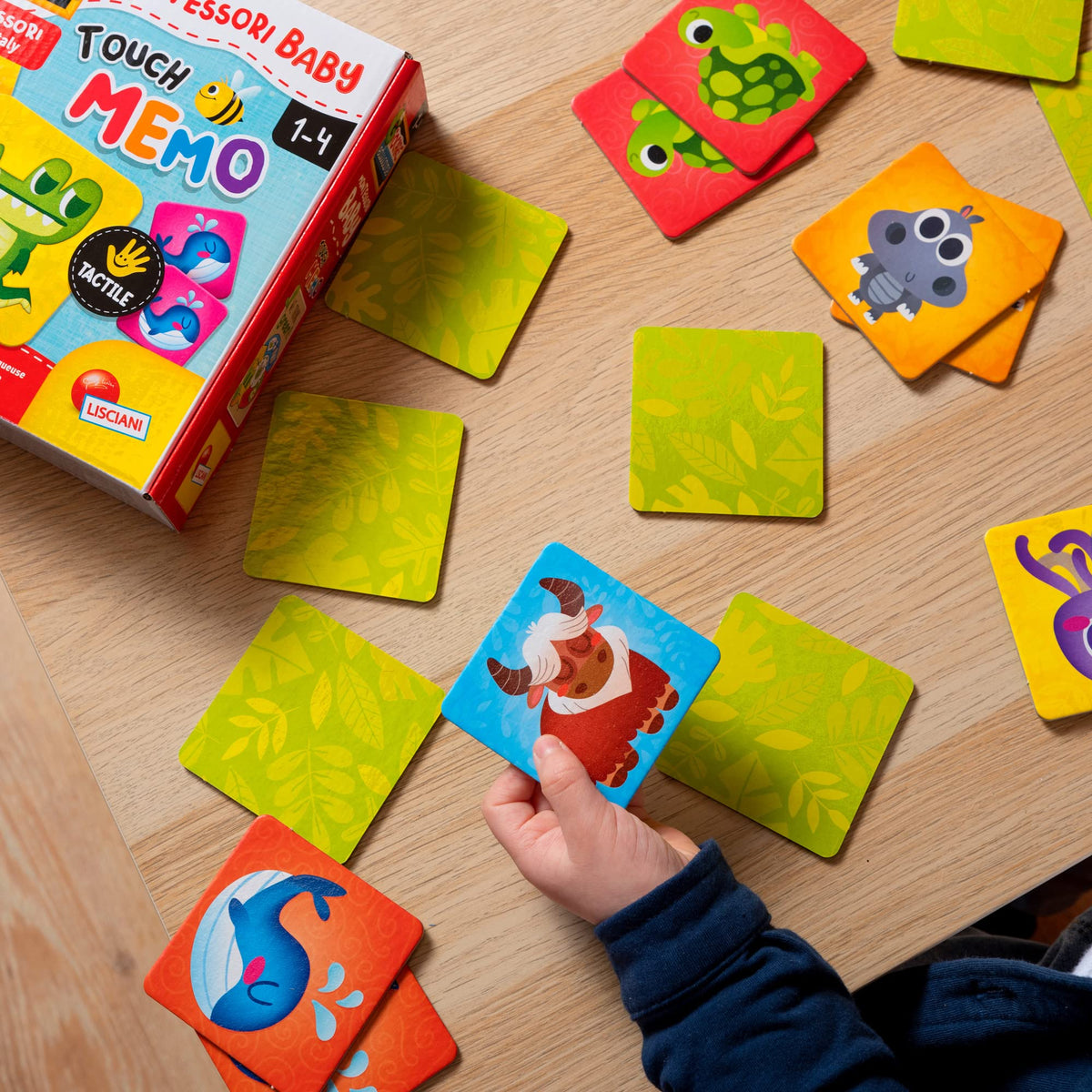 Lisciani - Montessori Baby Touch Memo - Educational Game for Children from 1 to 4 Years - 92703