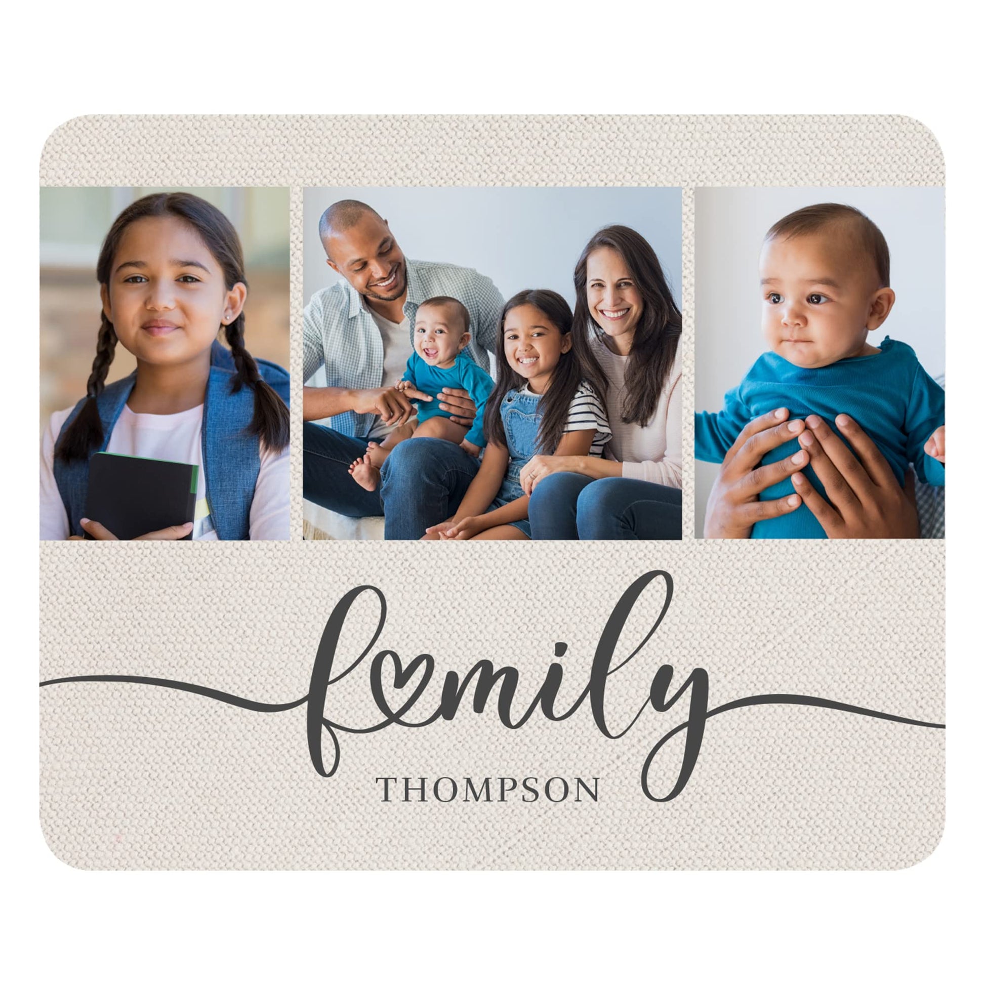 Let's Make Memories Personalized Family is Everything Photo Mouse Pad - Computer Accessory