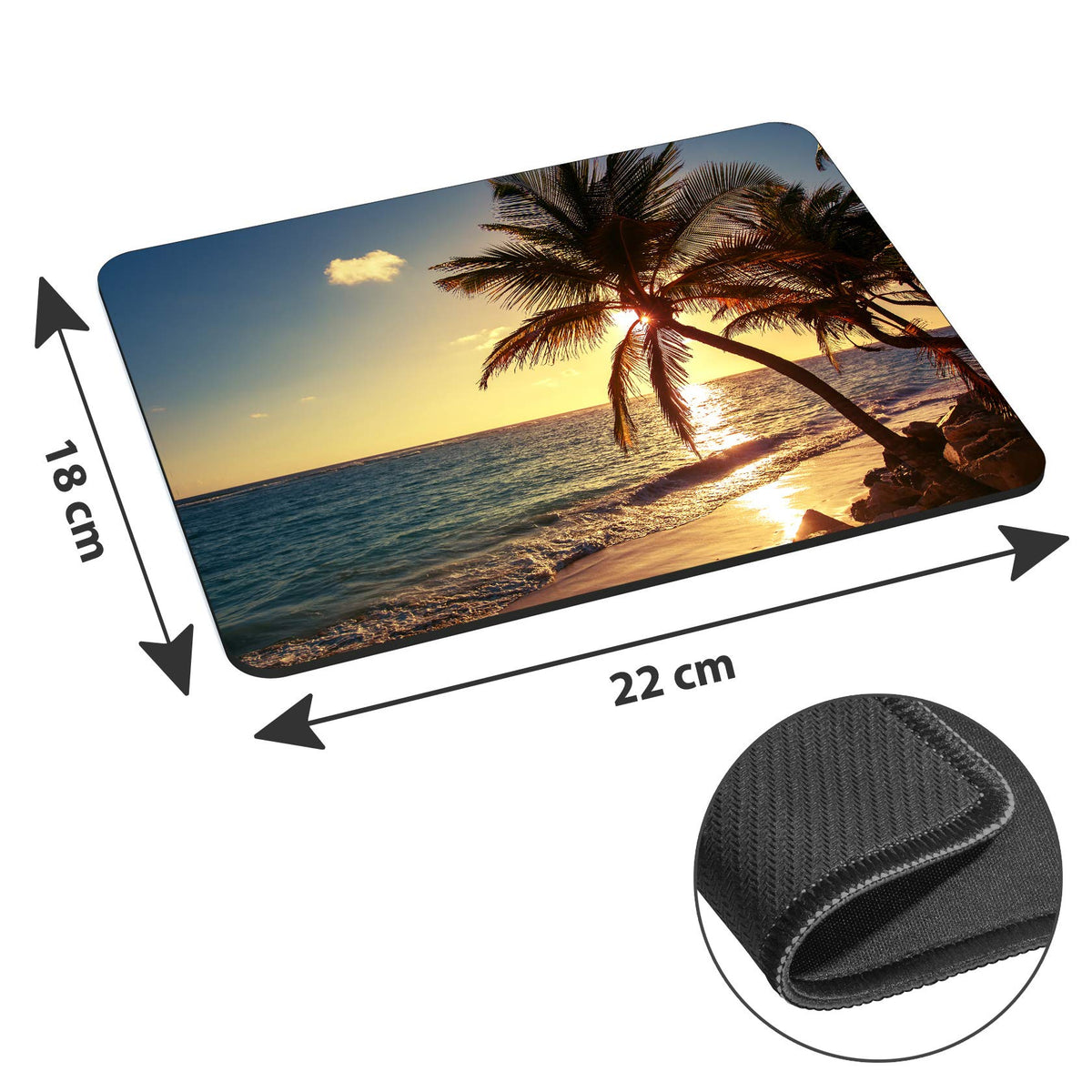 PEDEA Design Mouse Mat Beach