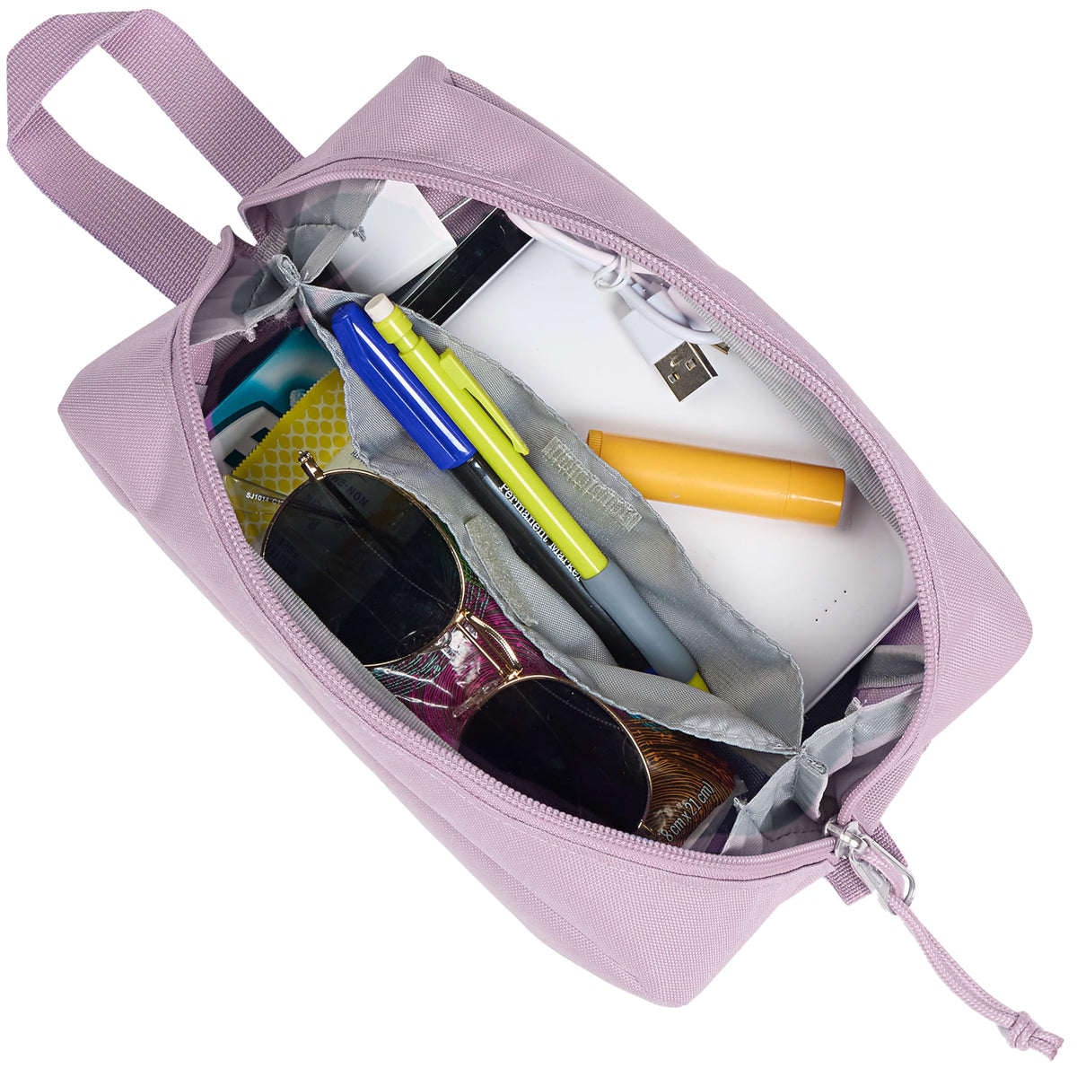 JanSport Perfect Pouch – Zippered Storage Case, Pink Ice