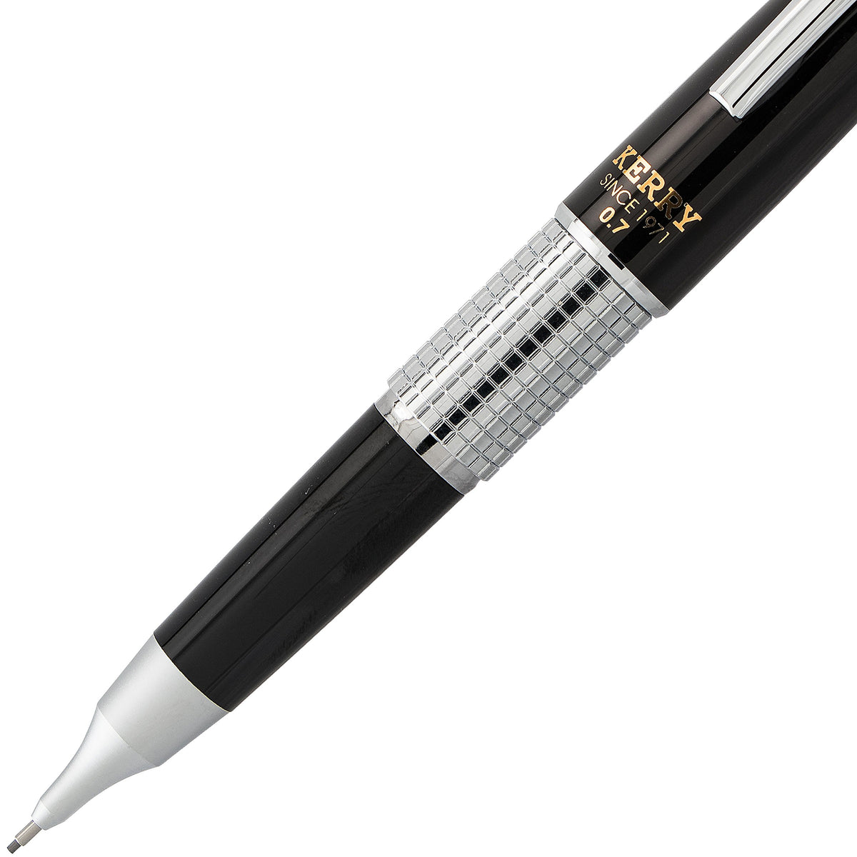 Pentel Sharp Kerry Mechanical Pencil (0.7mm), Black Barrel, 1 Pencil (P1037A)