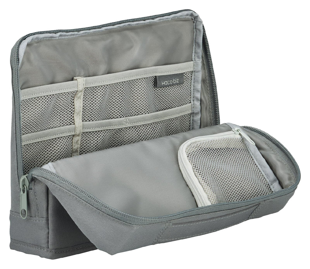 KOKUYO Pencil Case Pouch, Haco-Biz Standing Pen Pouch Bag, Foldable Stand up Pencil Holder