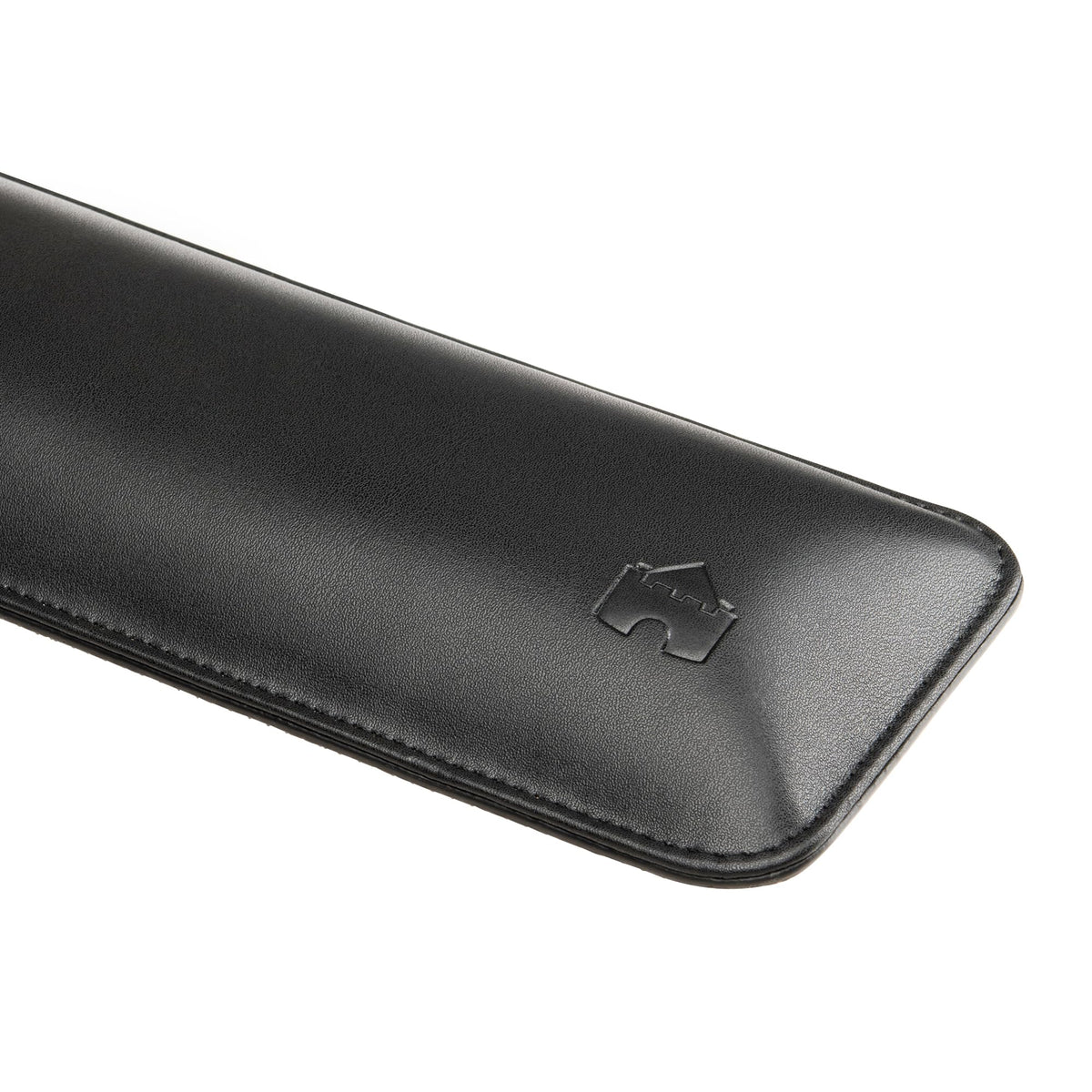 Bailey Full Size by Castle - Leather Ergonomic Computer Wrist Rest Pad for Keyboards with Around