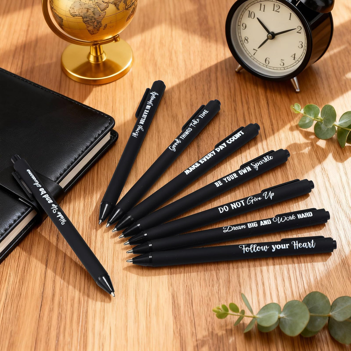 Sayglossy 80 Pcs Motivational Pens Christian Ballpoint Pens Inspirational Quotes Writing Tool Small