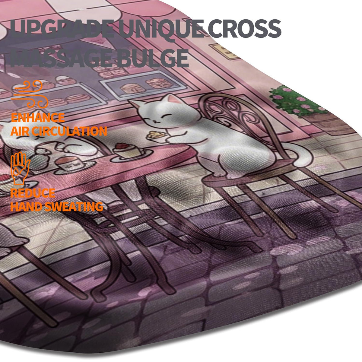 Armanza Ergonomic Slope Mouse Pad Wrist Support, Wrist Rest Mousepad for Carpal Tunnel Pain Relief