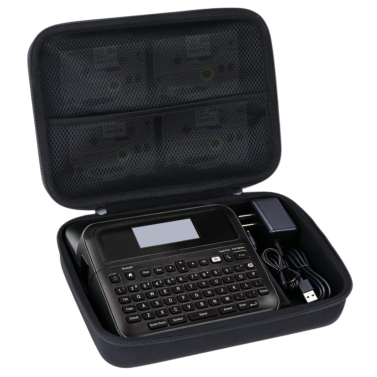 Lebakort Storage Case Compatible with Brother P-Touch PTD610BT / PTD600 Label Maker